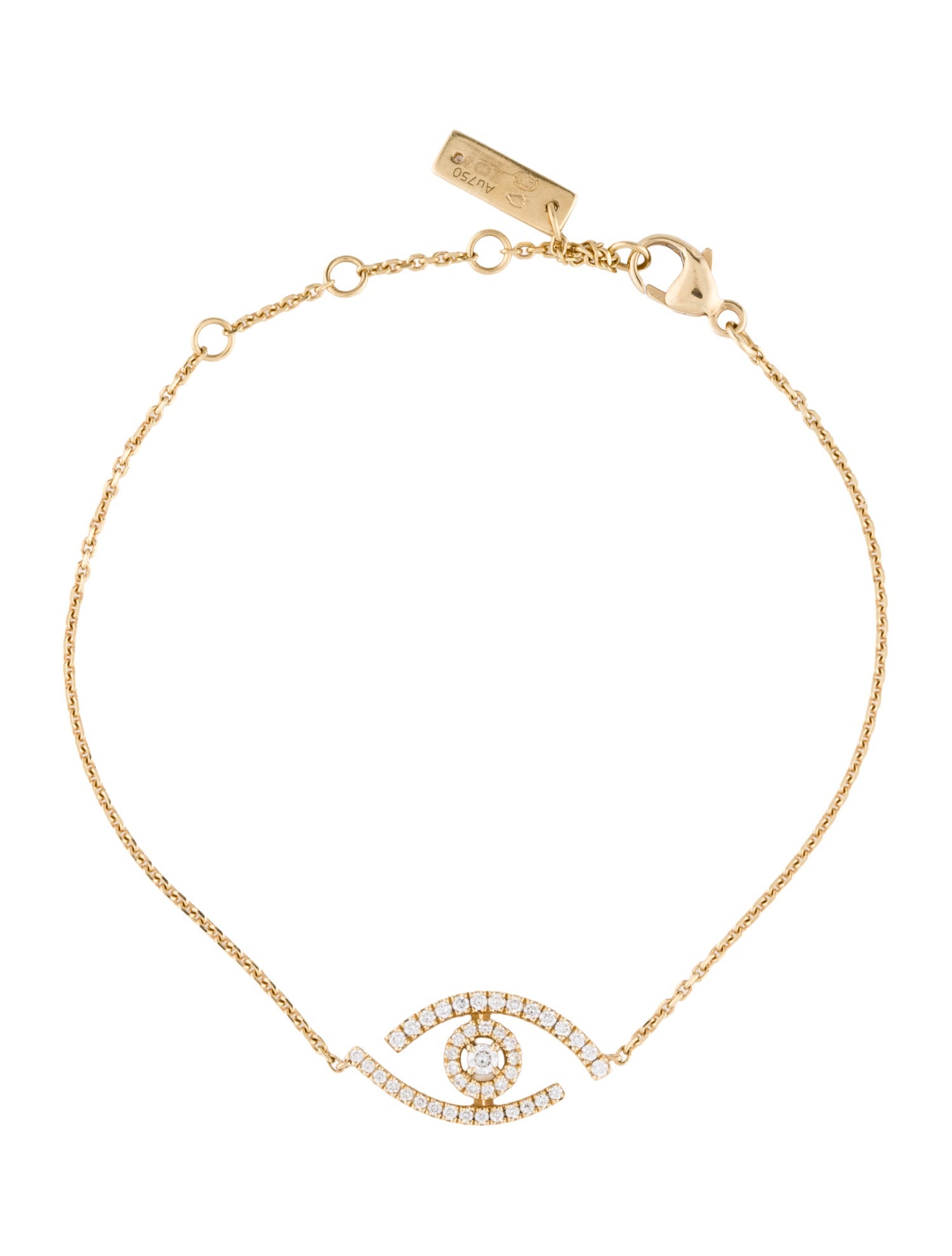 Messika 18K Diamond Lucky Eye Bracelet