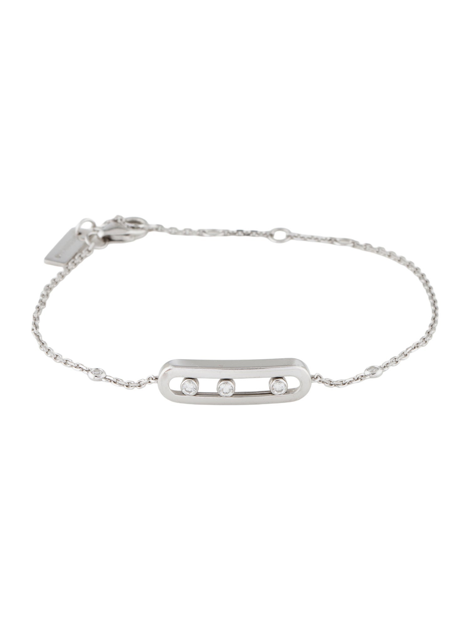 Messika 18K Diamond Baby Move Station Bracelet