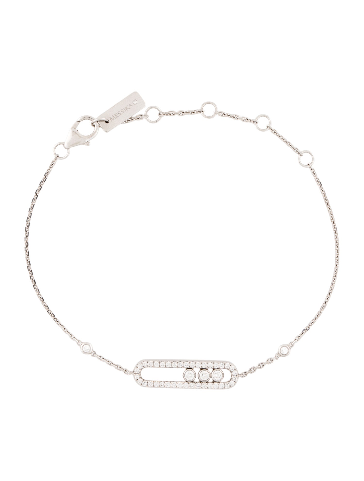 Messika 18K Diamond Baby Move Pavé Bracelet
