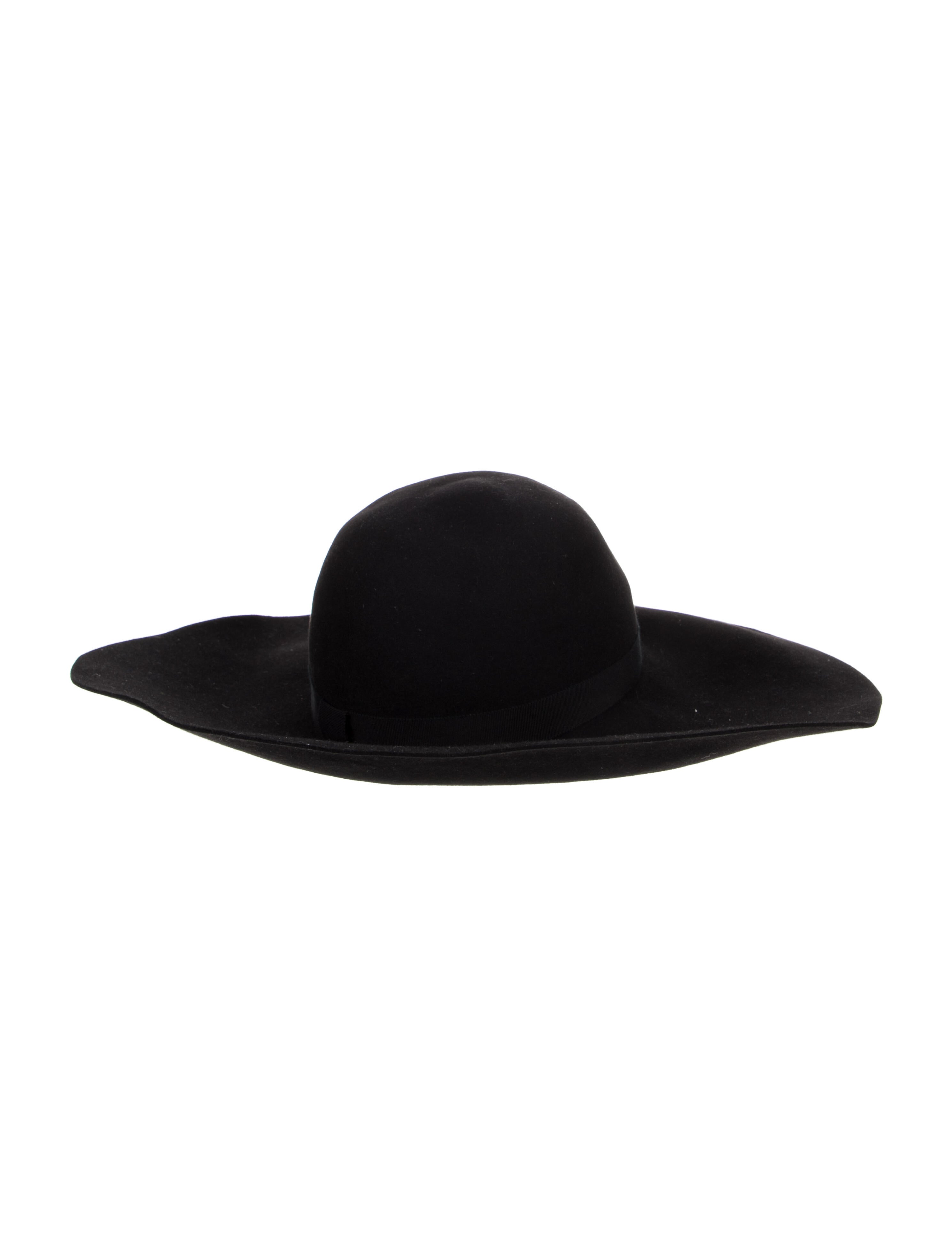 AMI Ruffled Wide Brim Hat w/ Tags 