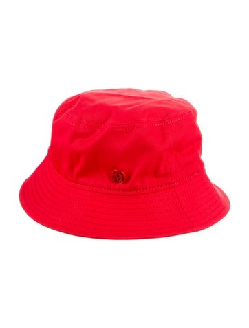 Maison Michel Hats Canvas Bucket Hat