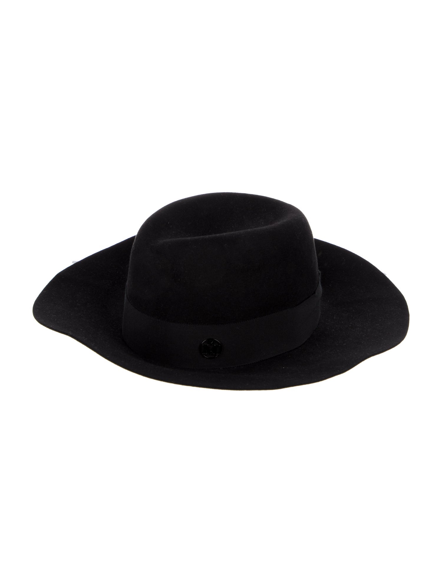 Maison Michel Logo Wide Brim Hat