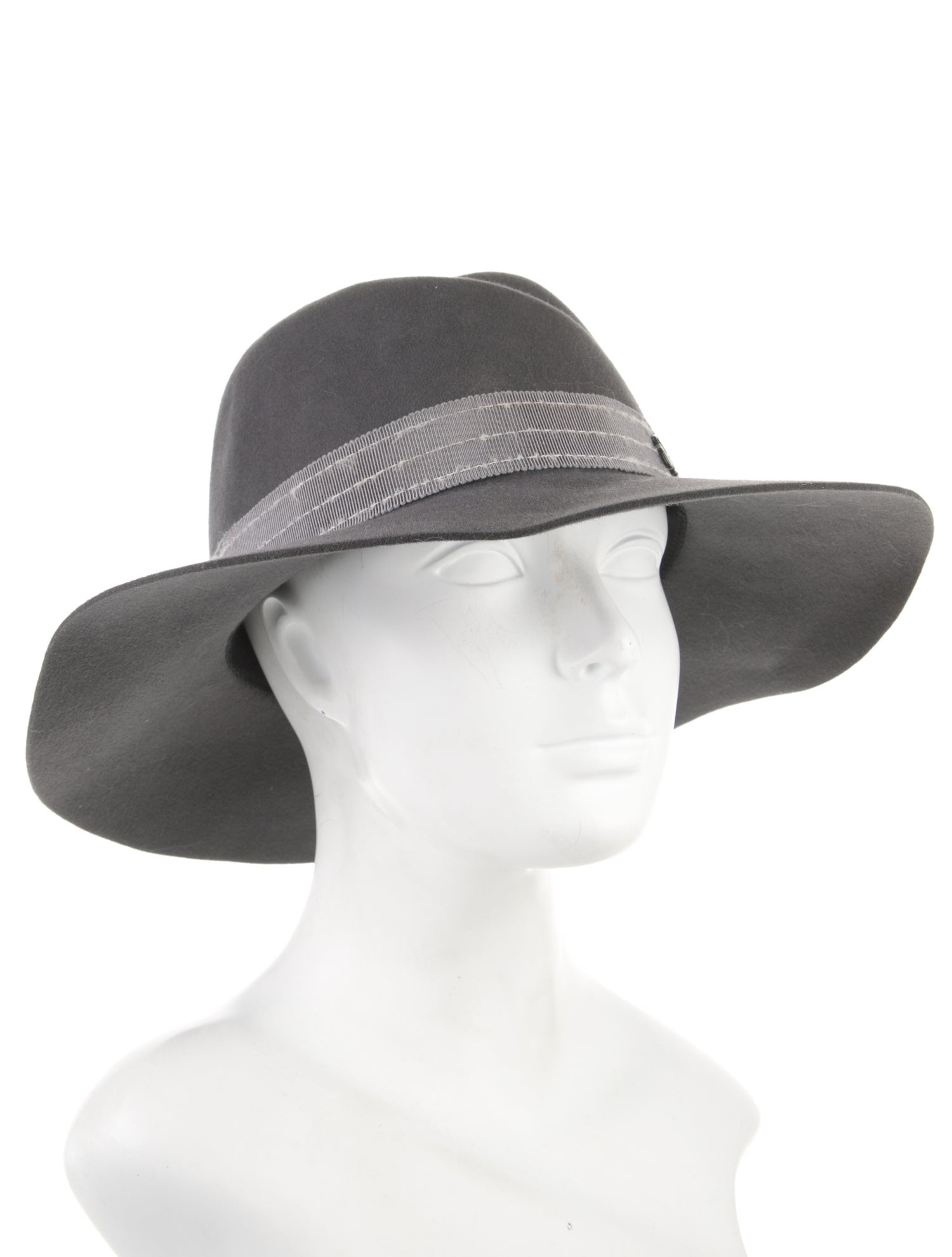 Maison Michel Suede Fedora Hat
