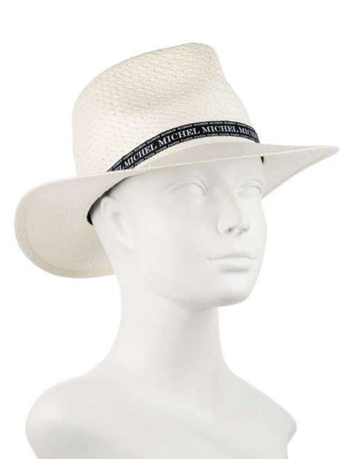 Maison Michel Paper Fedora Hat