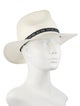 Maison Michel Paper Fedora Hat