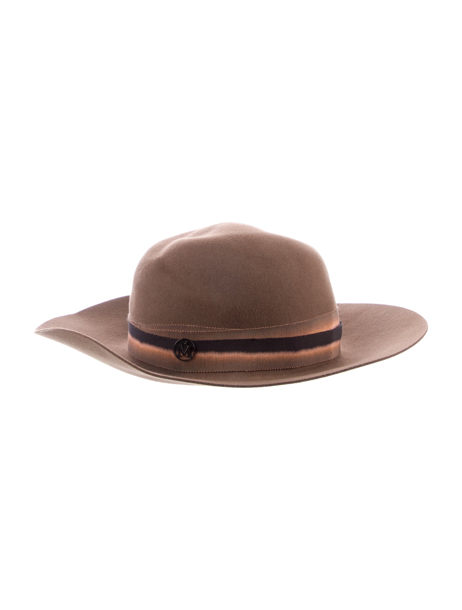 Maison Michel brown hat