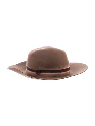 Maison Michel brown hat