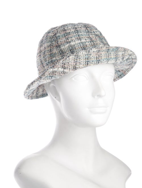 Maison Michel Tweed Patterned Bucket Hat