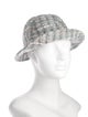 Maison Michel Tweed Patterned Bucket Hat