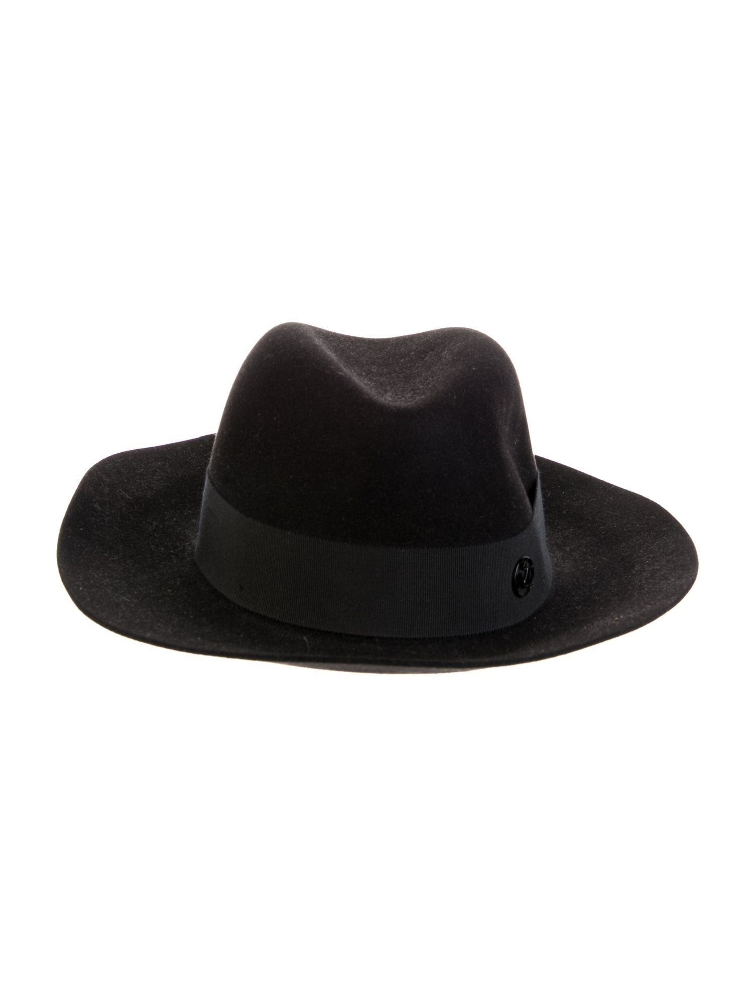 Maison Michel Suede Fedora Hat