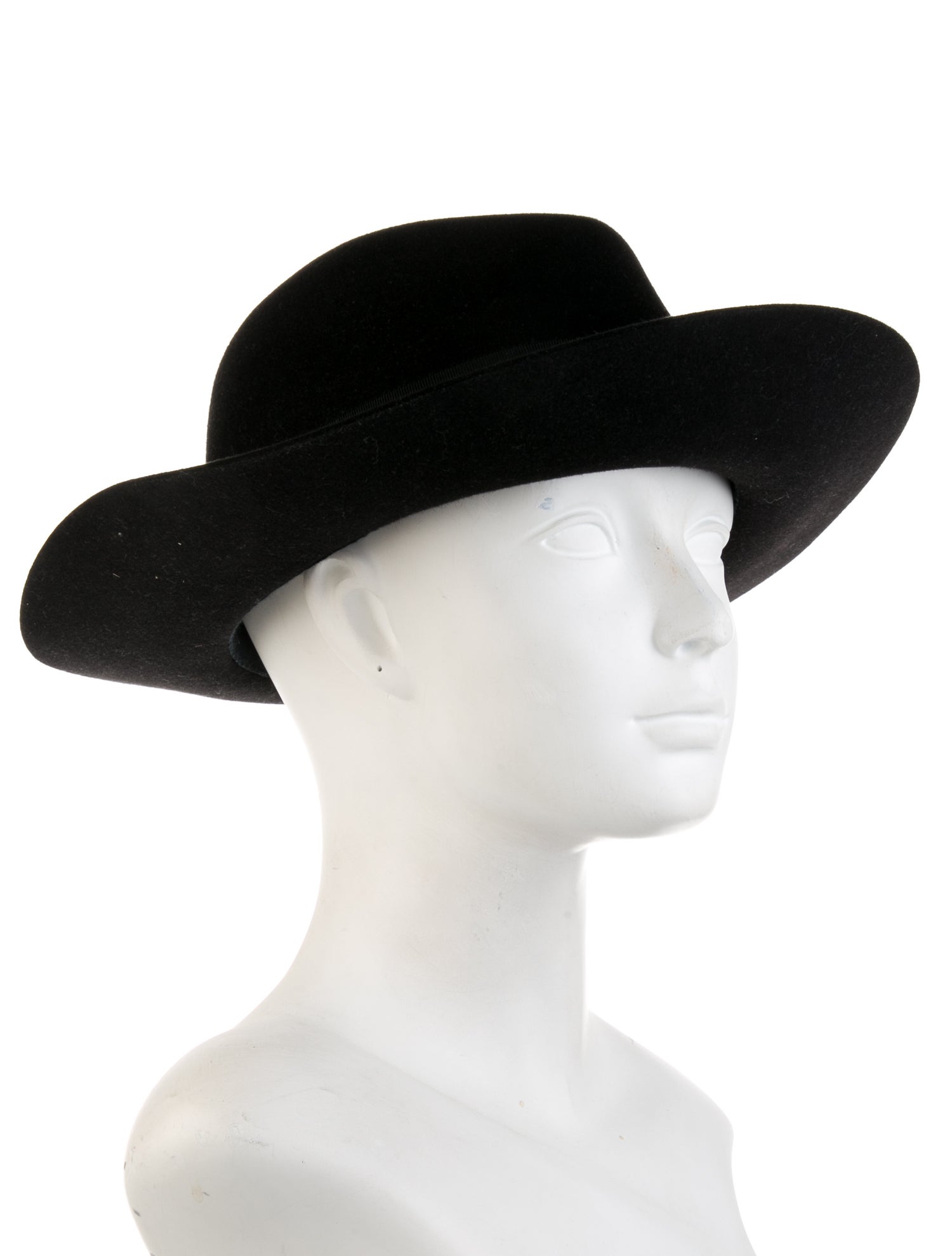 Maison Michel Suede Fedora Hat