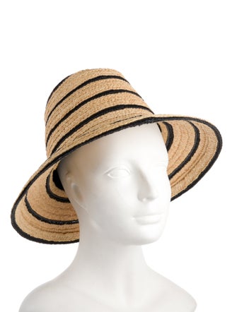 Maison Michel Hemp Woven Fedora Hat