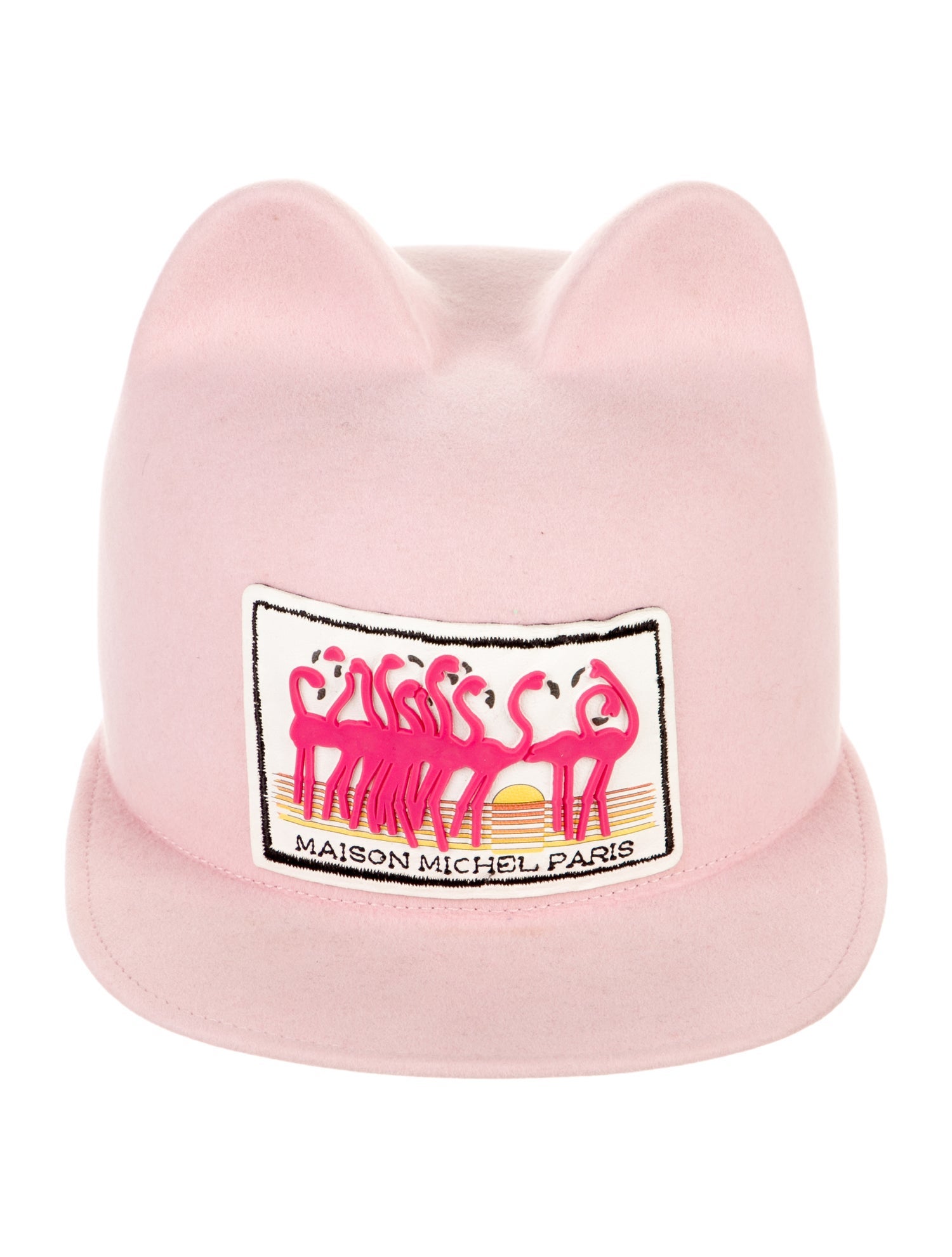 Maison Michel Cat Ear Baseball Cap