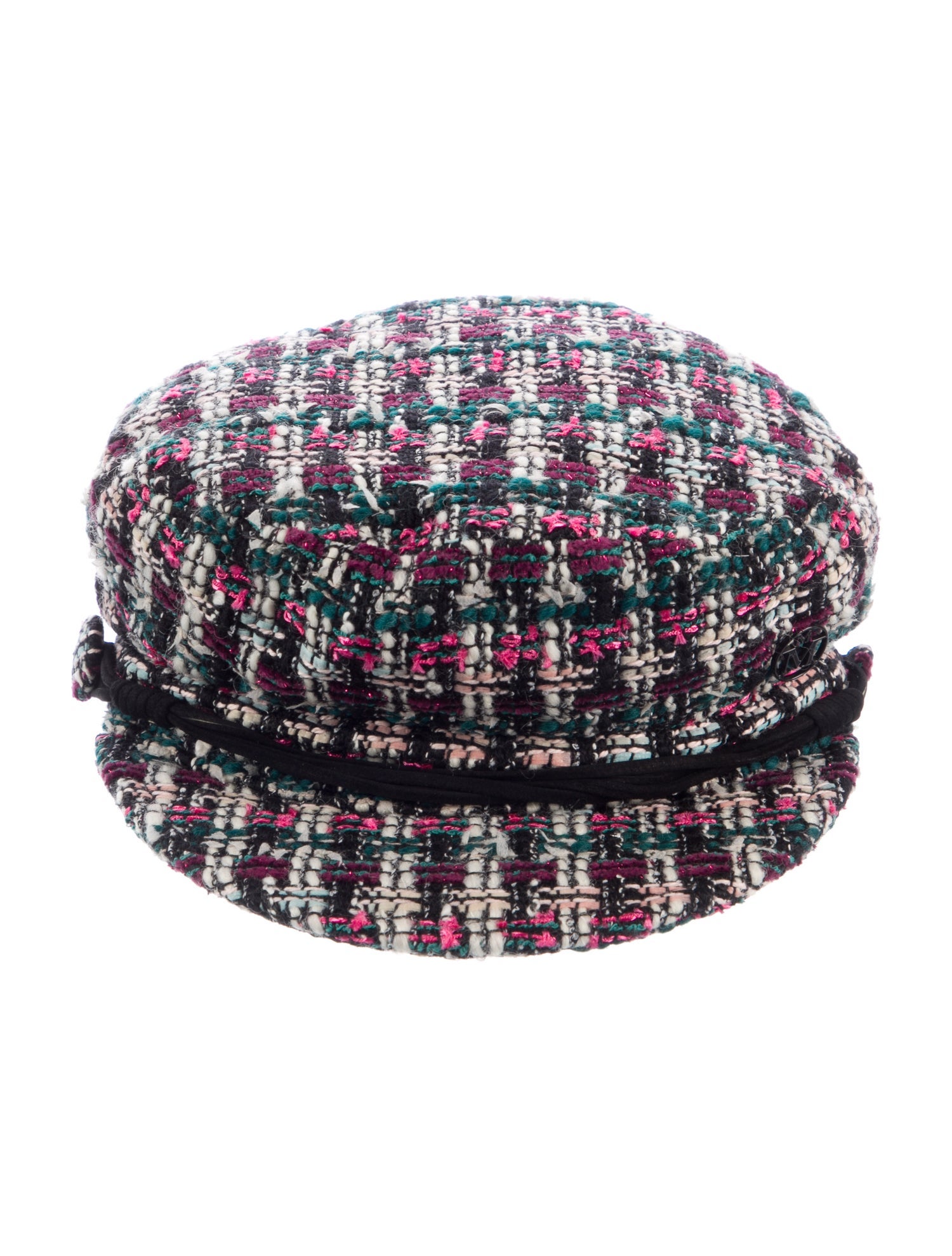 Maison Michel Wool Tweed Hat