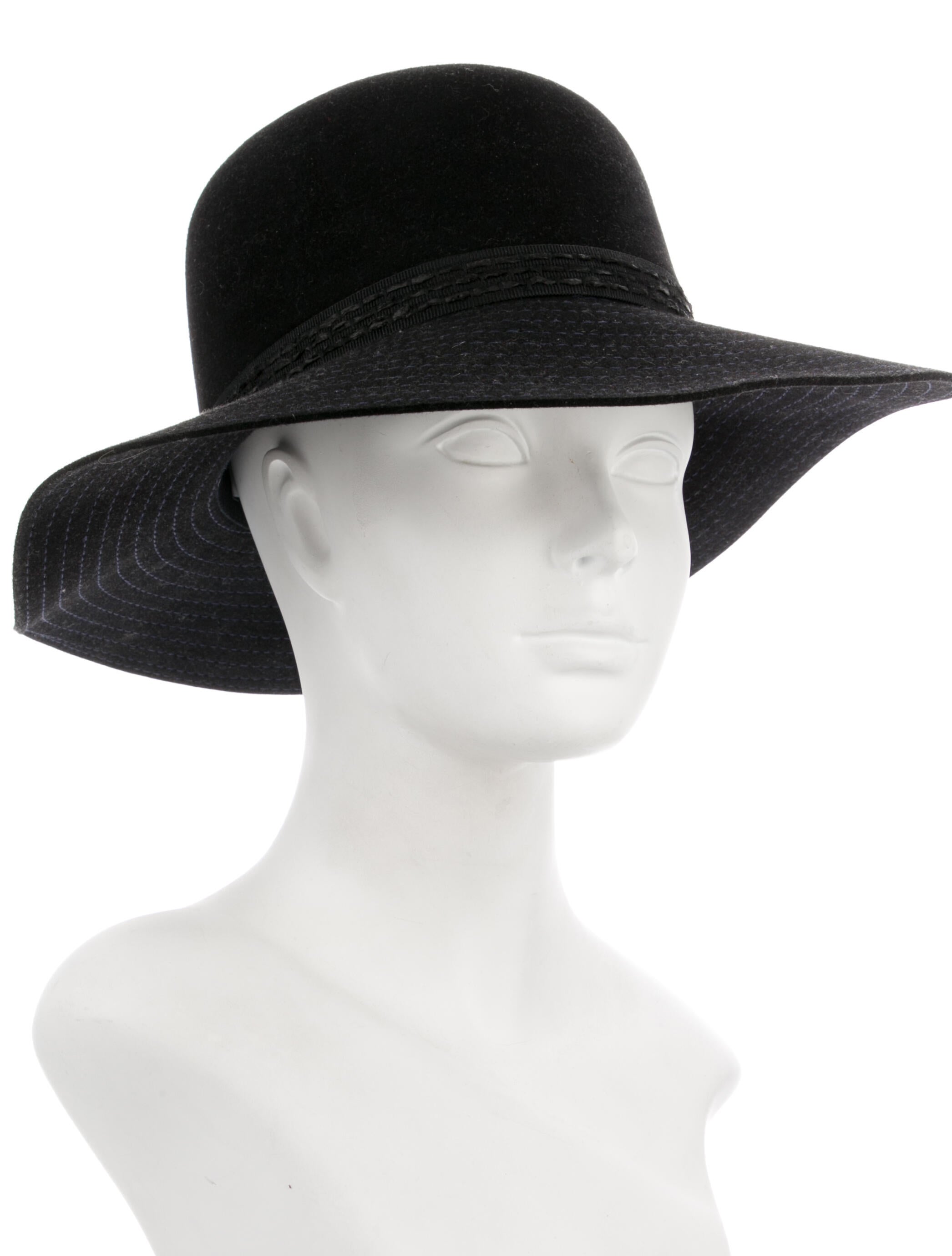 Maison Michel Wide Brim Fedora