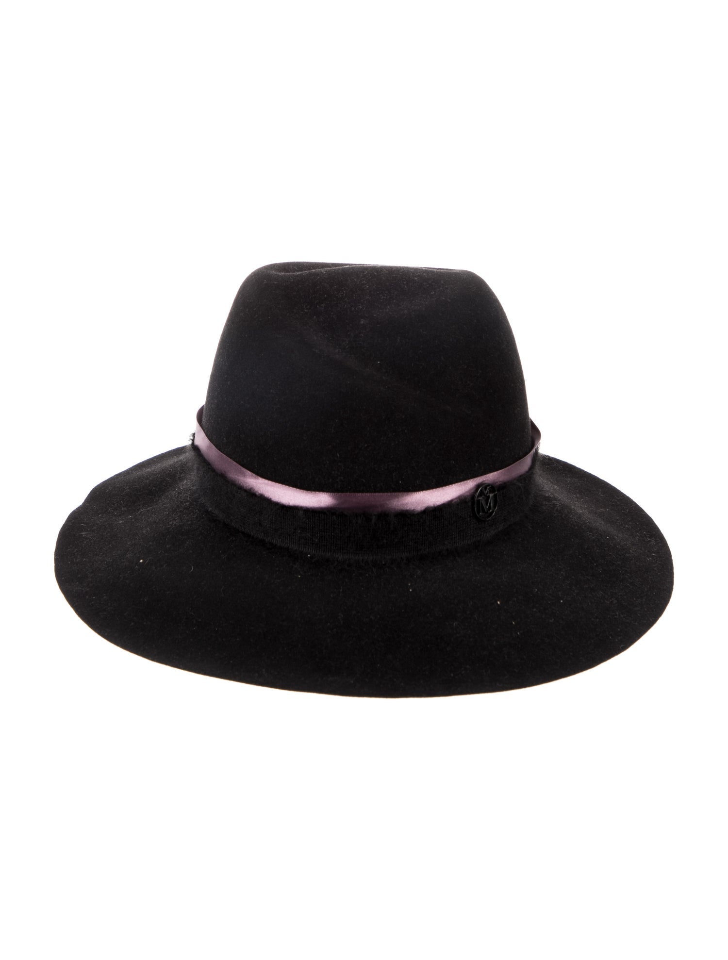 Maison Michel Felt Curled Brim Fedora Hat