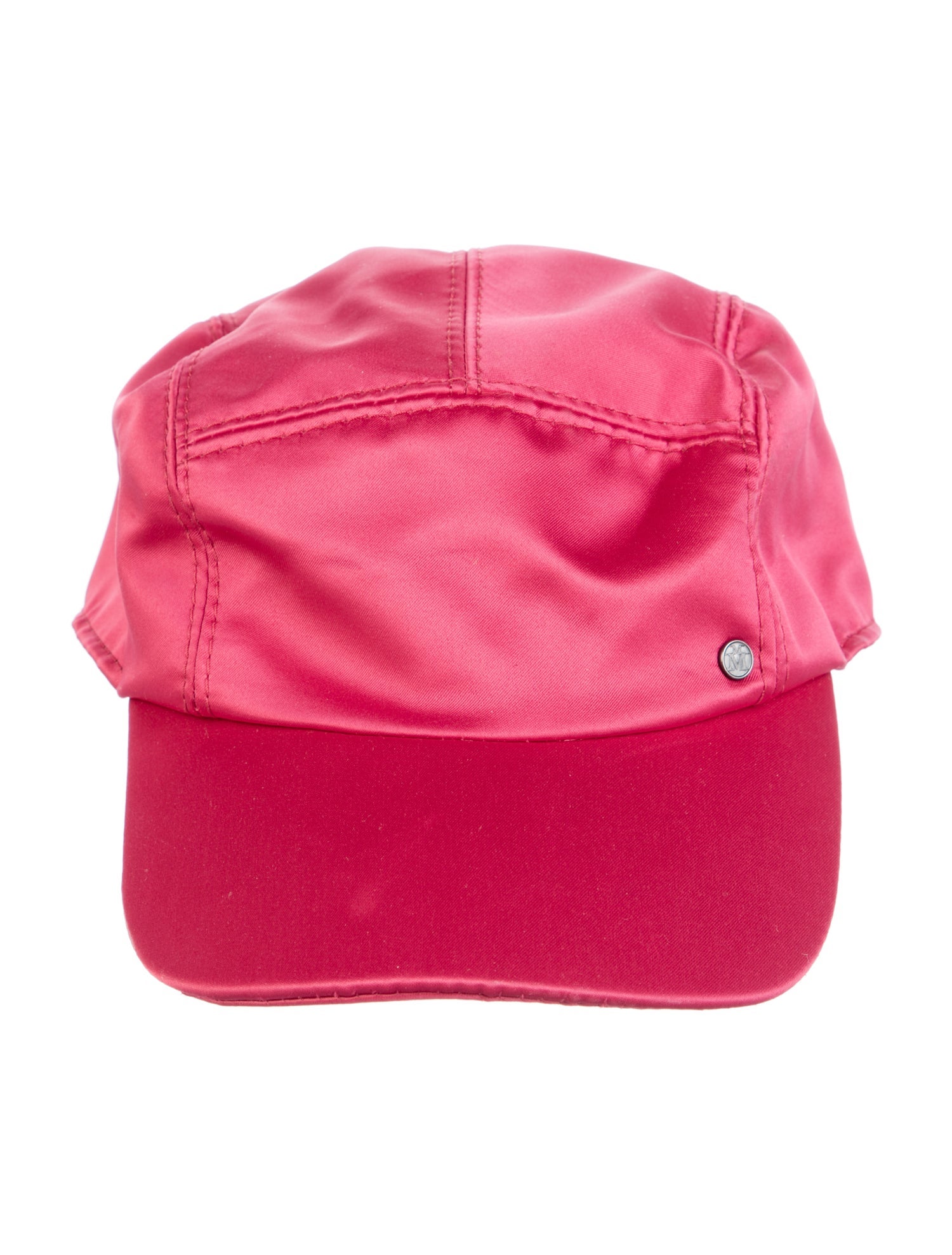 Maison Michel Satin Baseball Cap
