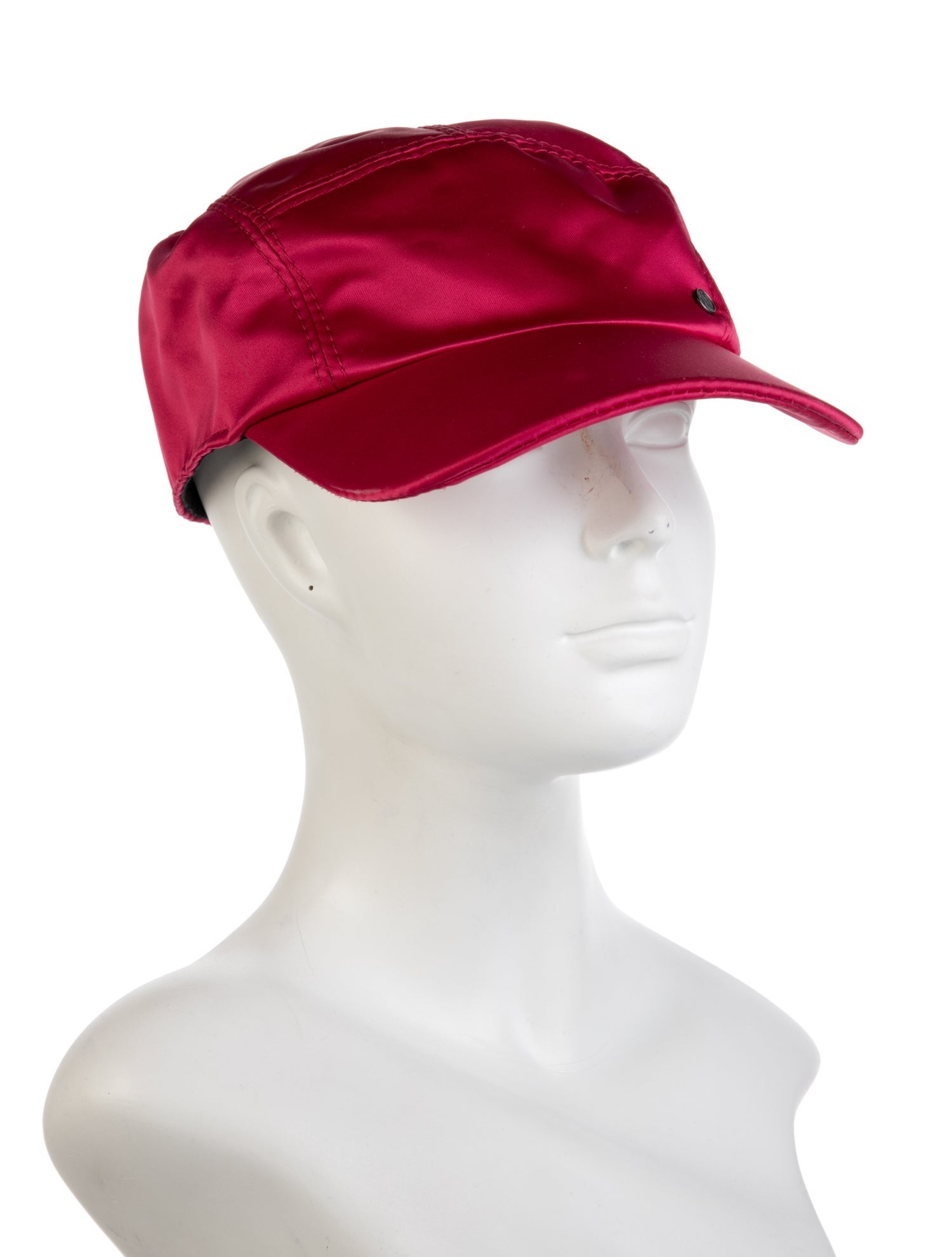 Maison Michel Satin Baseball Cap