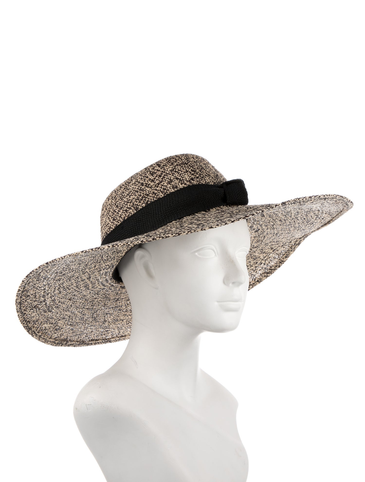 Maison Michel Wide-brim Straw Hat