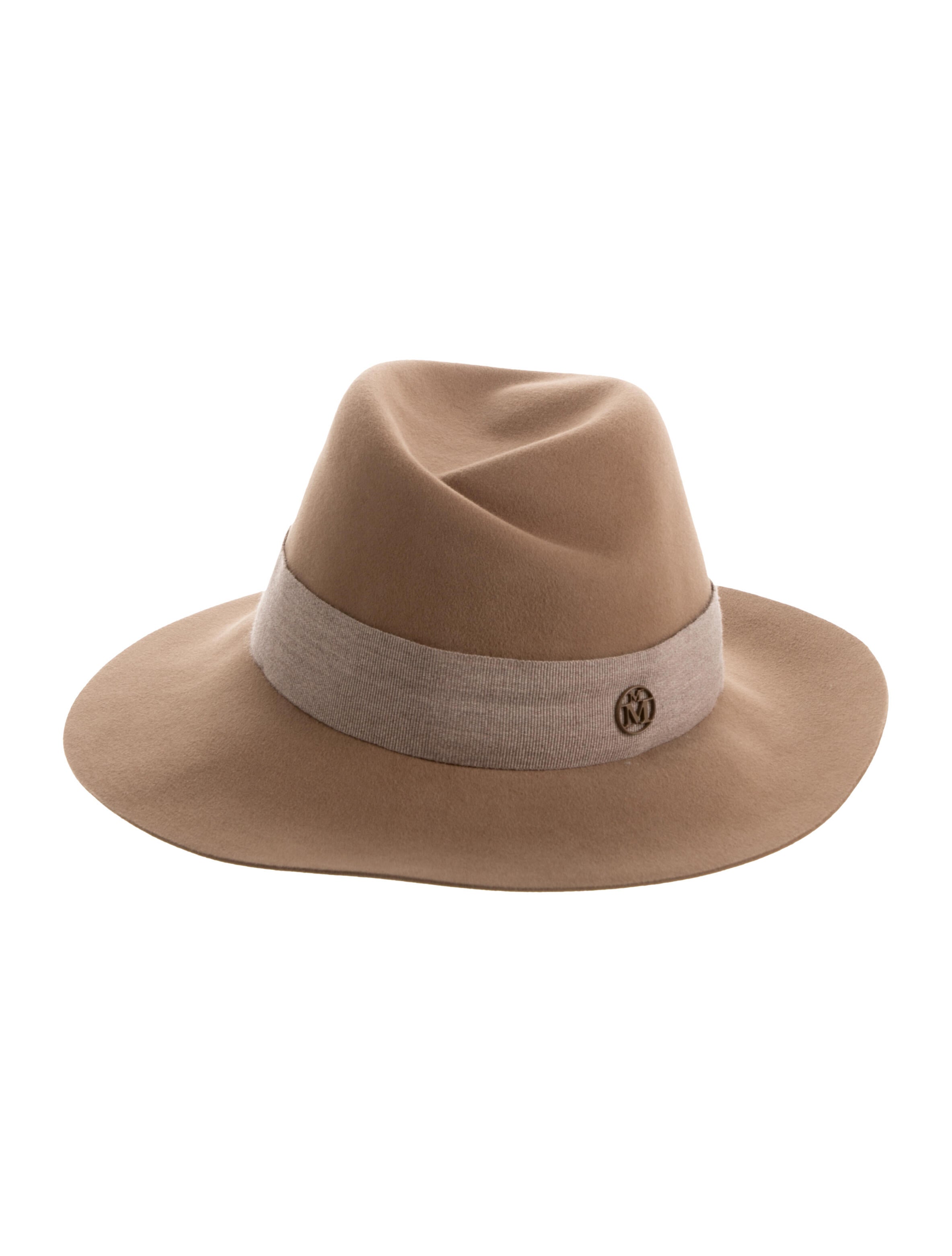 Maison Michel Suede Wide-brim Fedora