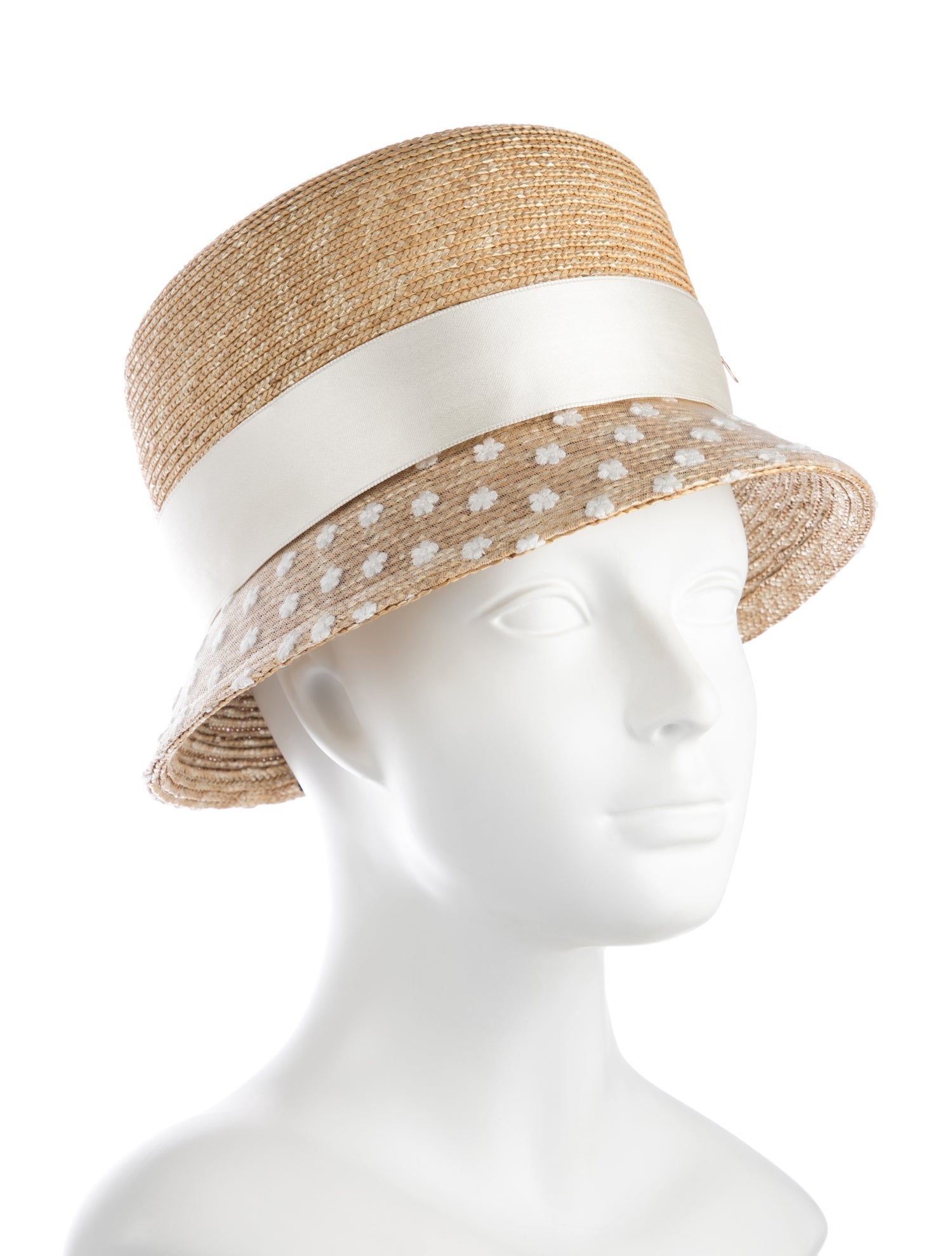 Maison Michel Straw Bucket Hat w/Tags