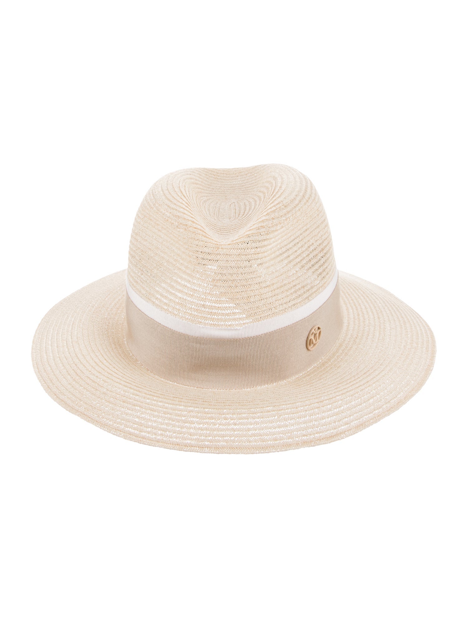 Maison Michel Wide Brim Straw Hat w/Tags