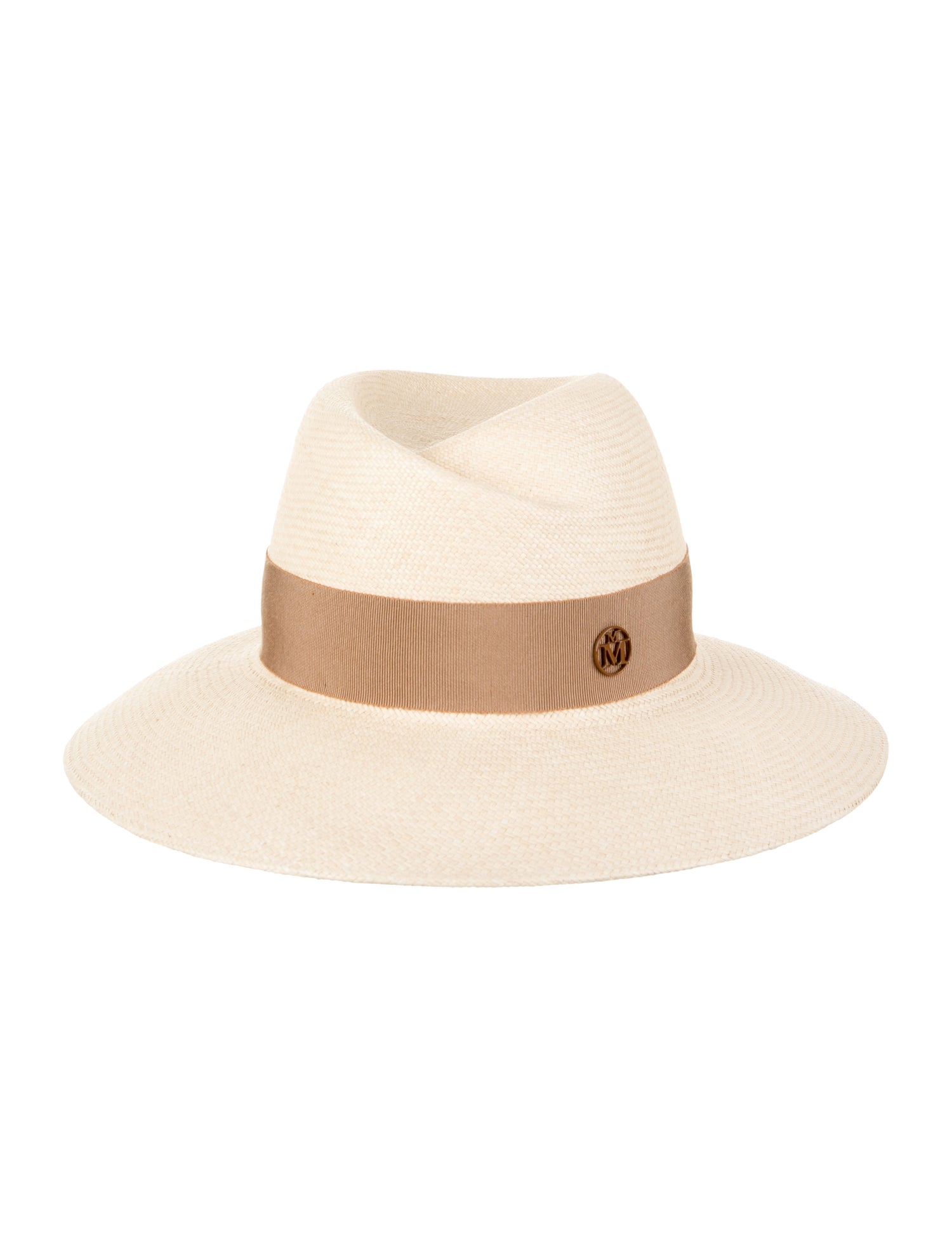 Maison Michel Virgine Straw Fedora Hat w/Tags