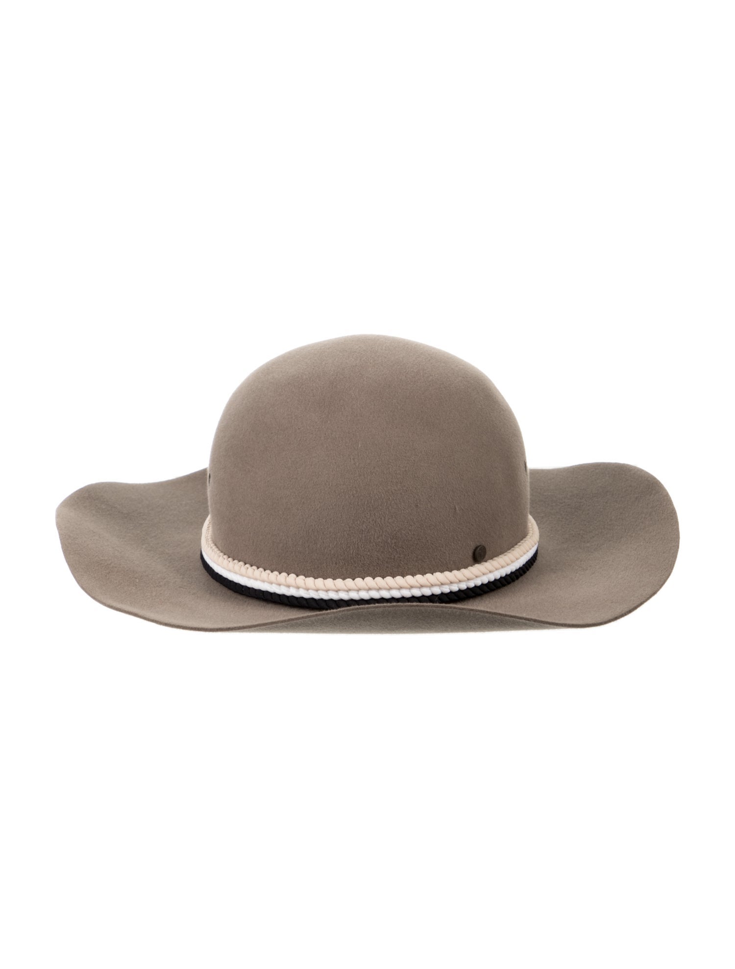 Maison Michel grey suede fedora hat