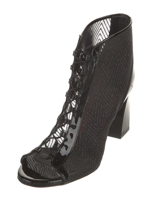 Maison Ernest Mesh Lace-Up Boots