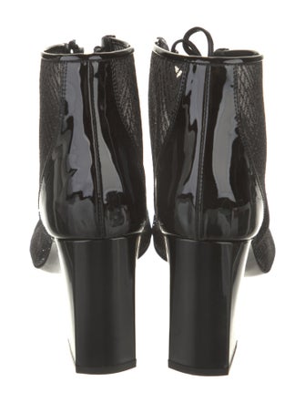 Maison Ernest Mesh Lace-Up Boots