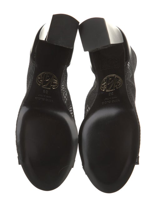 Maison Ernest Mesh Lace-Up Boots