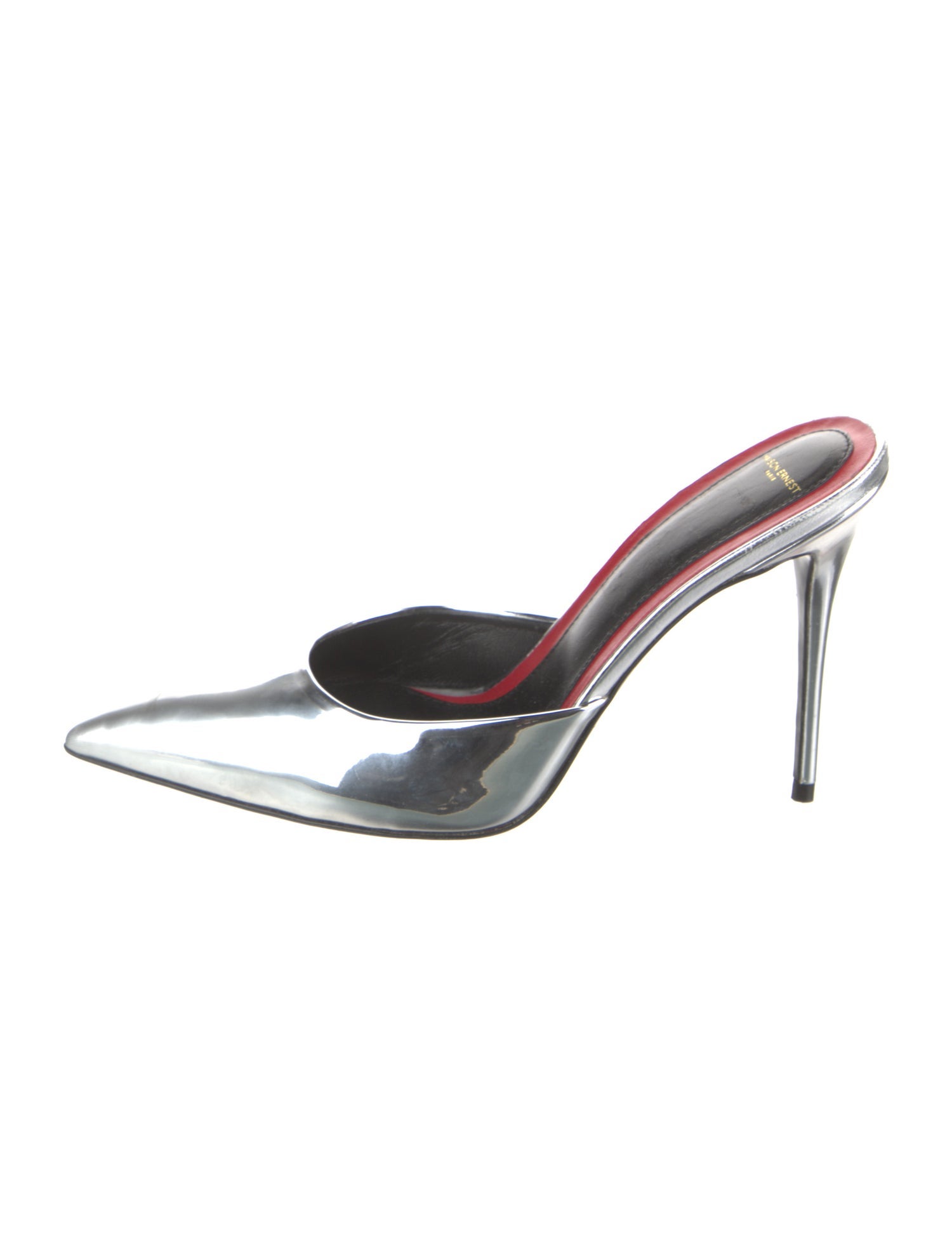 Maison Ernest Patent Leather Mules