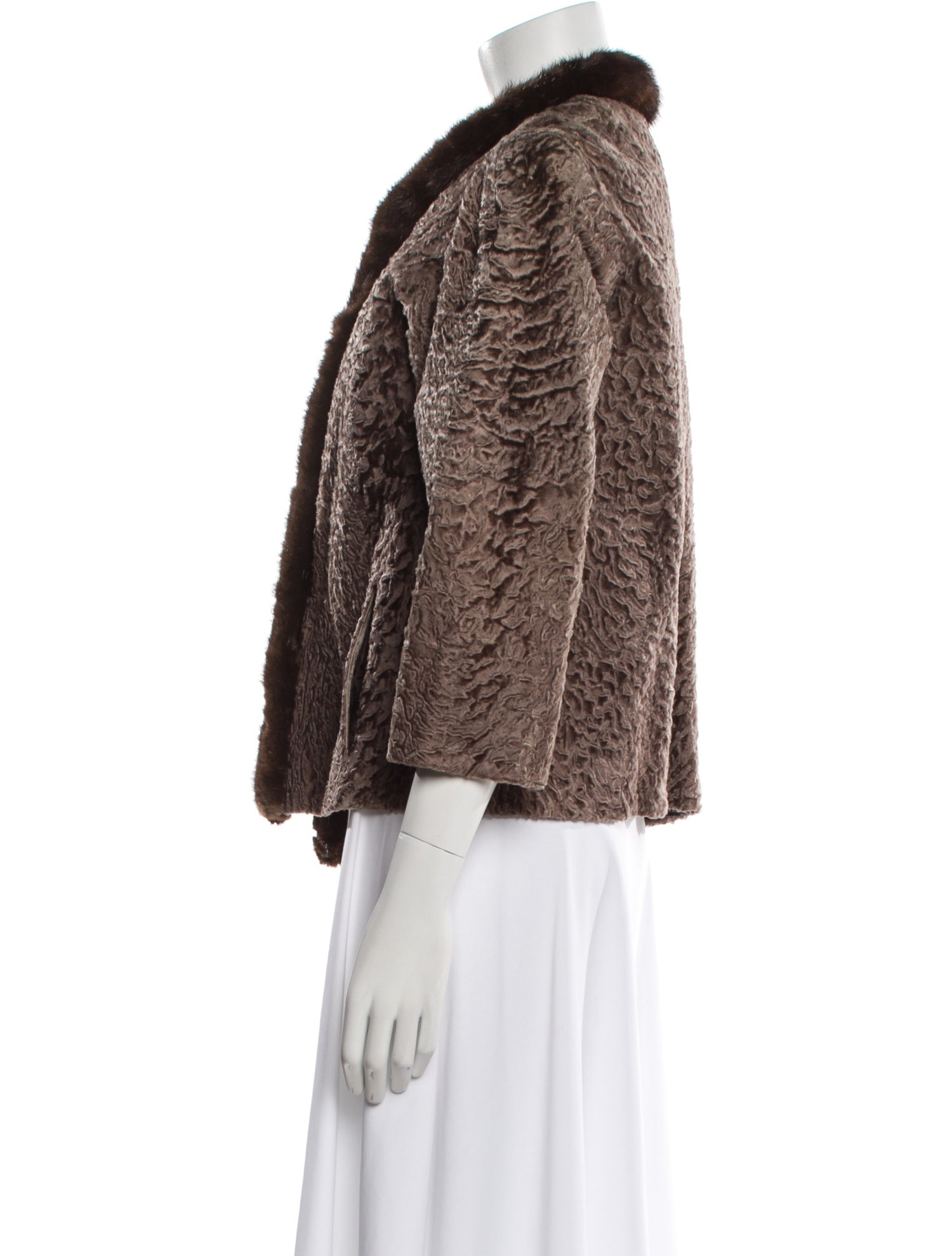 Montaldo's Fur Faux Fur Jacket
