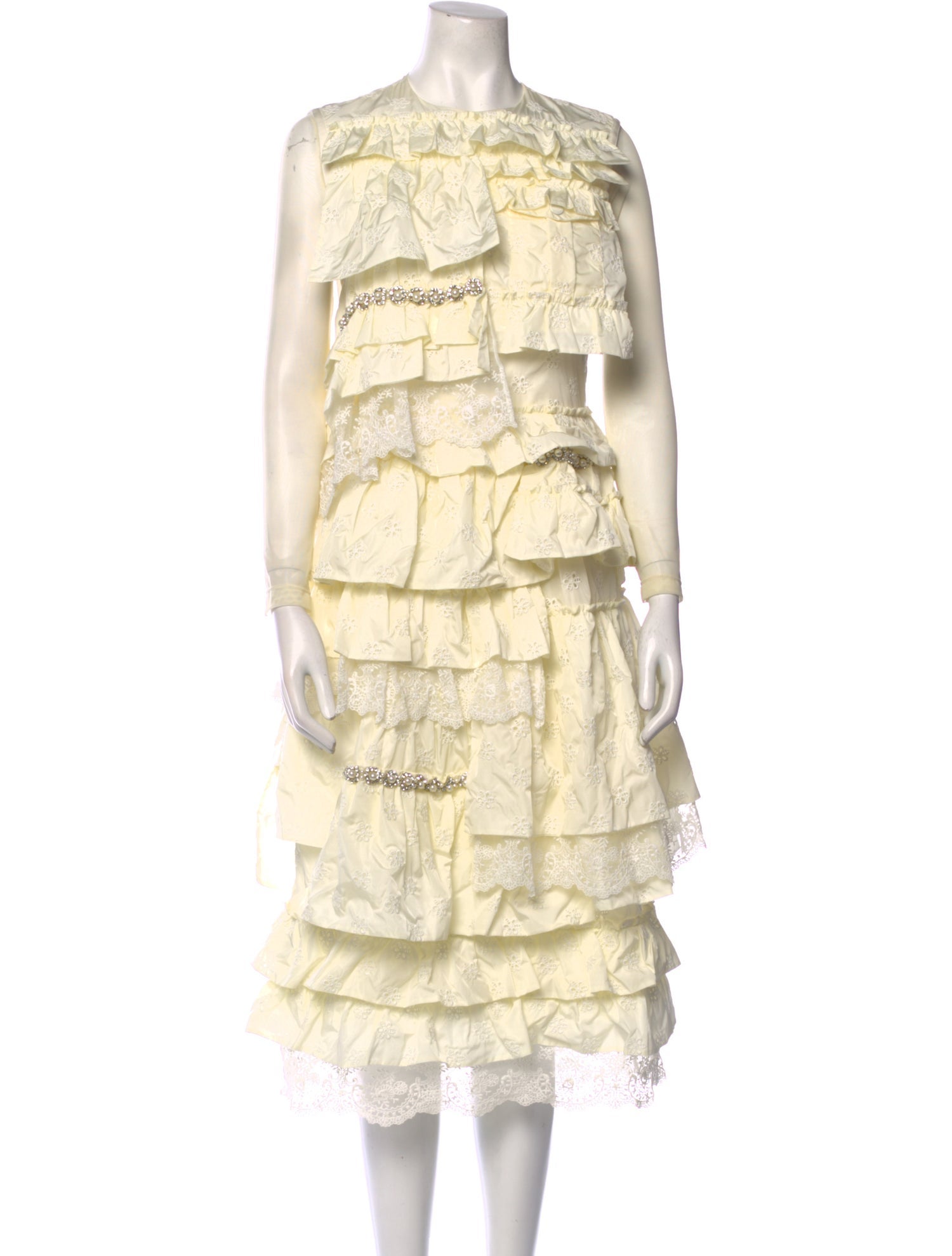Moncler x Simone Rocha Patterned Knee-Length Dress
