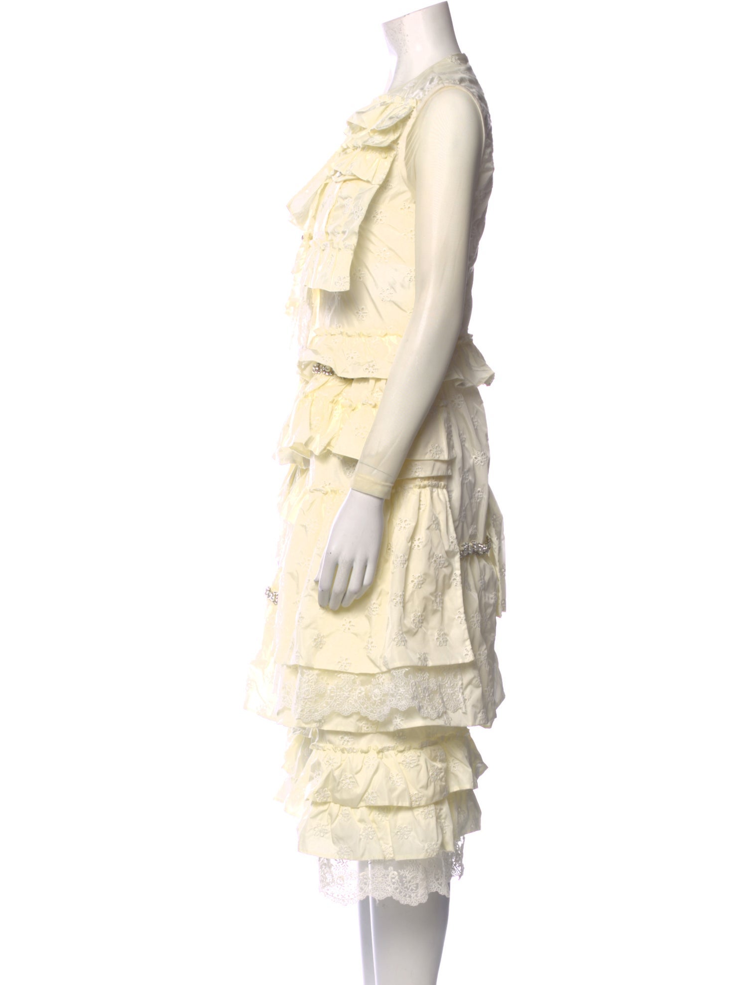 Moncler x Simone Rocha Patterned Knee-Length Dress