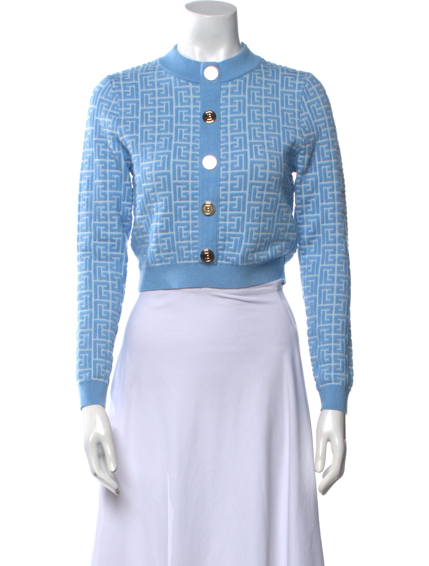 Miss Sohee Printed Crew Neck Sweater