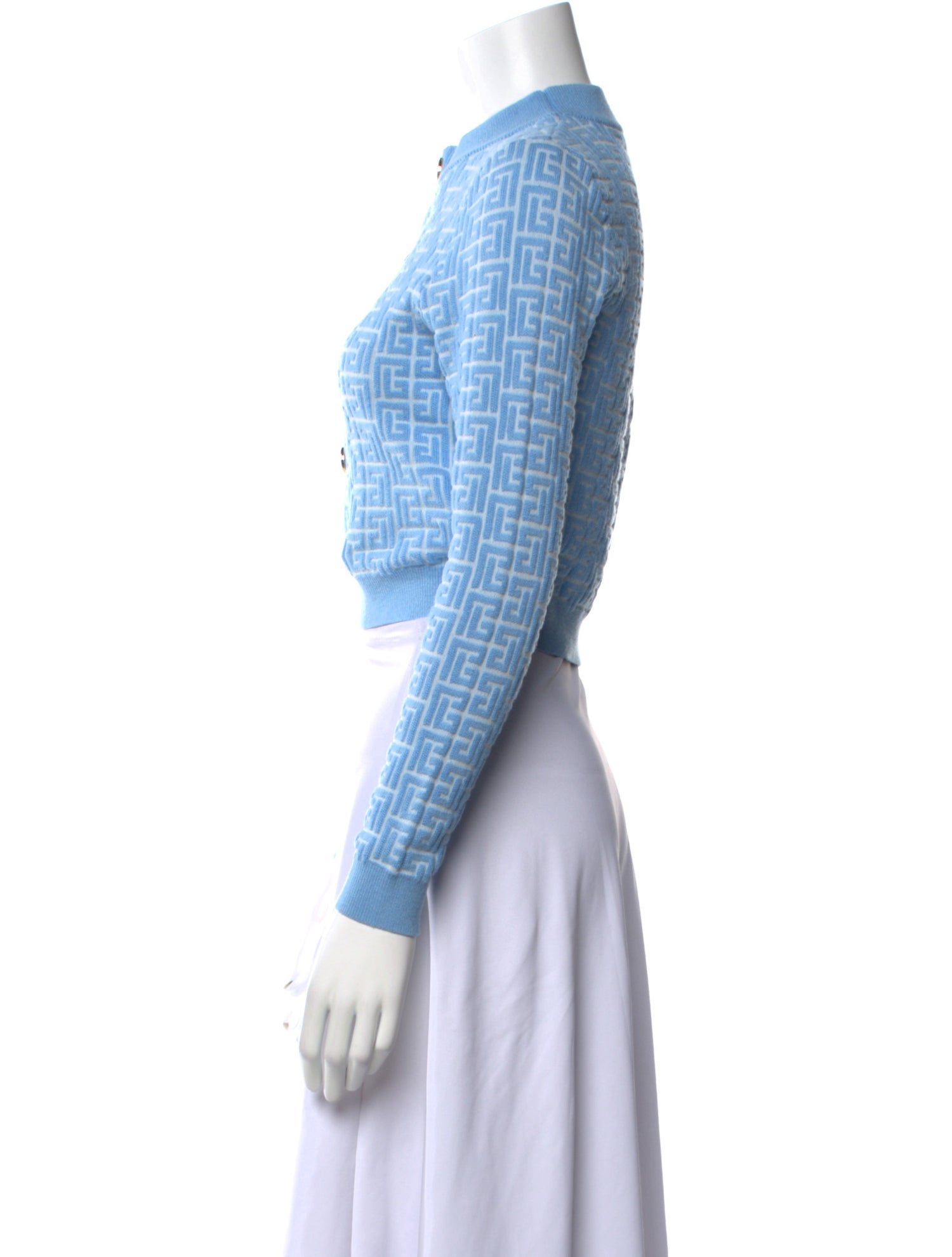 Miss Sohee Printed Crew Neck Sweater