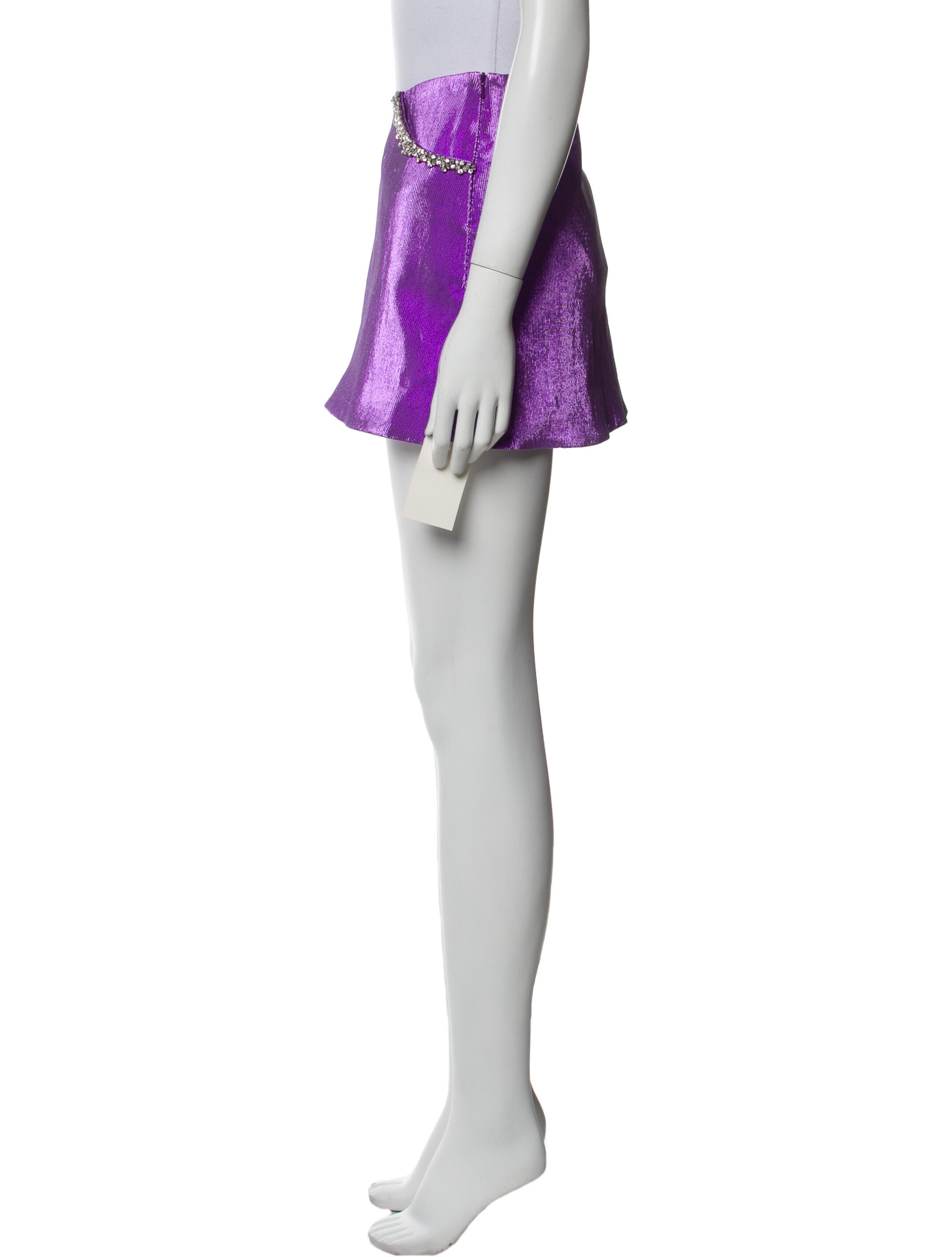 Miss Sohee Crystal Embellishments Mini Skirt w/ Tags