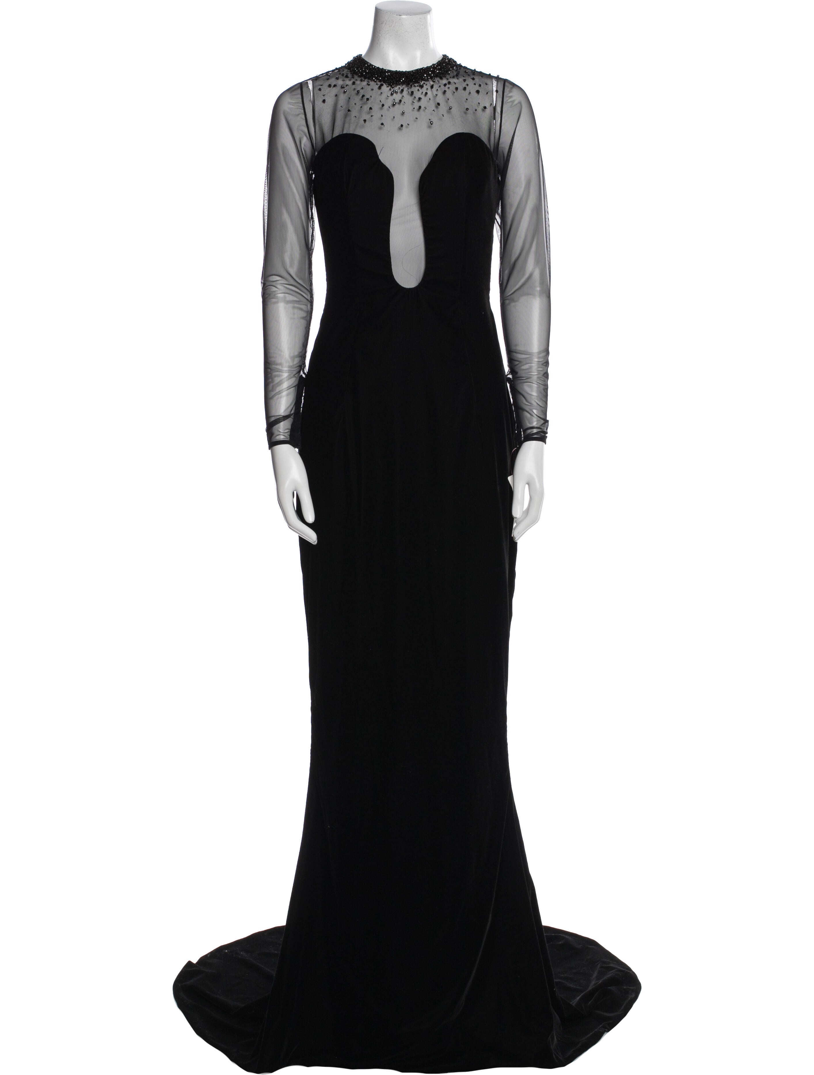 Miss Sohee Mock Neck Long Dress