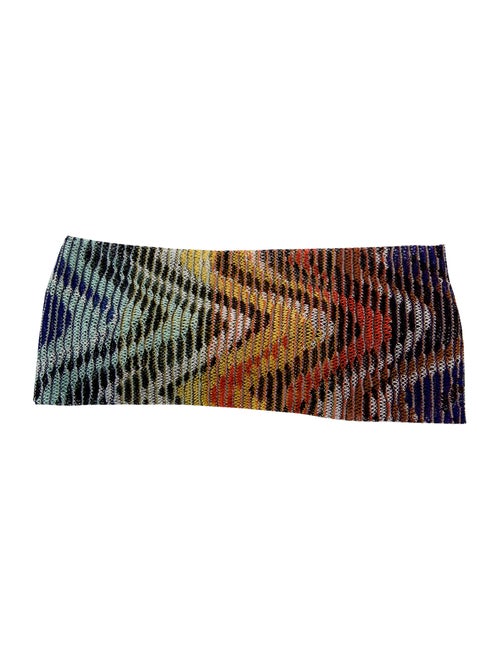Missoni Mare Chevron Headband Orange