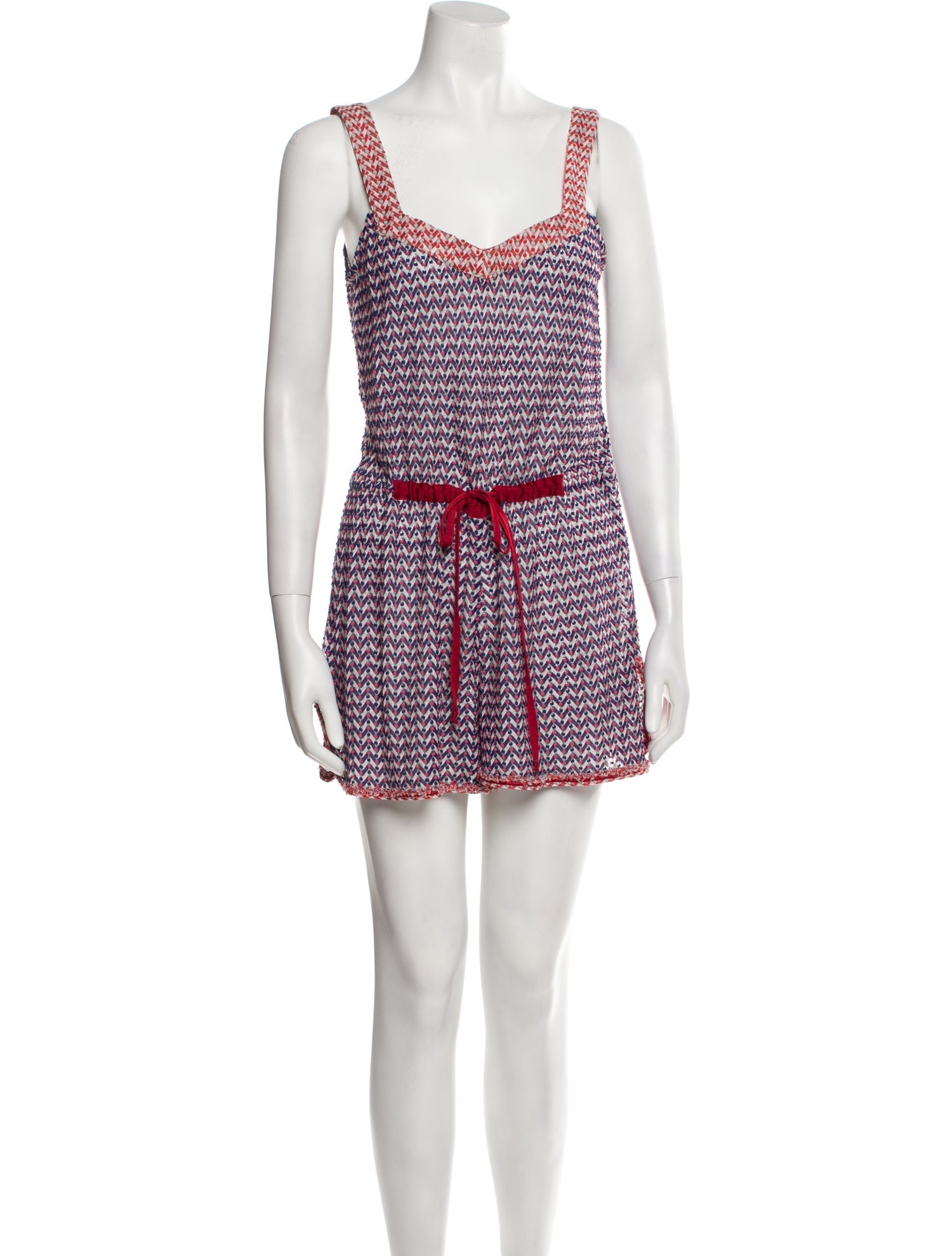 Missoni Mare Striped V-Neck Romper