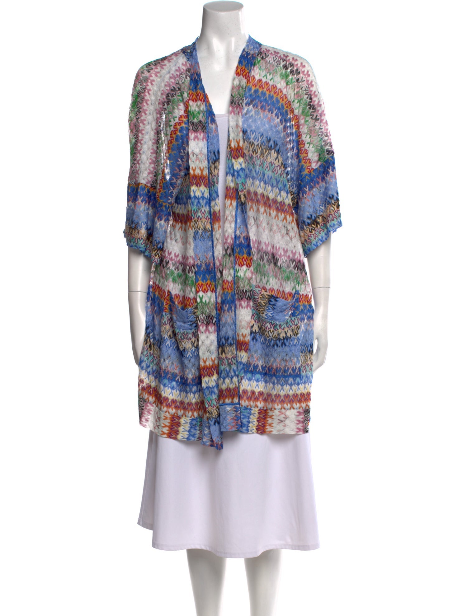 Missoni Mare Printed V-Neck Sweater