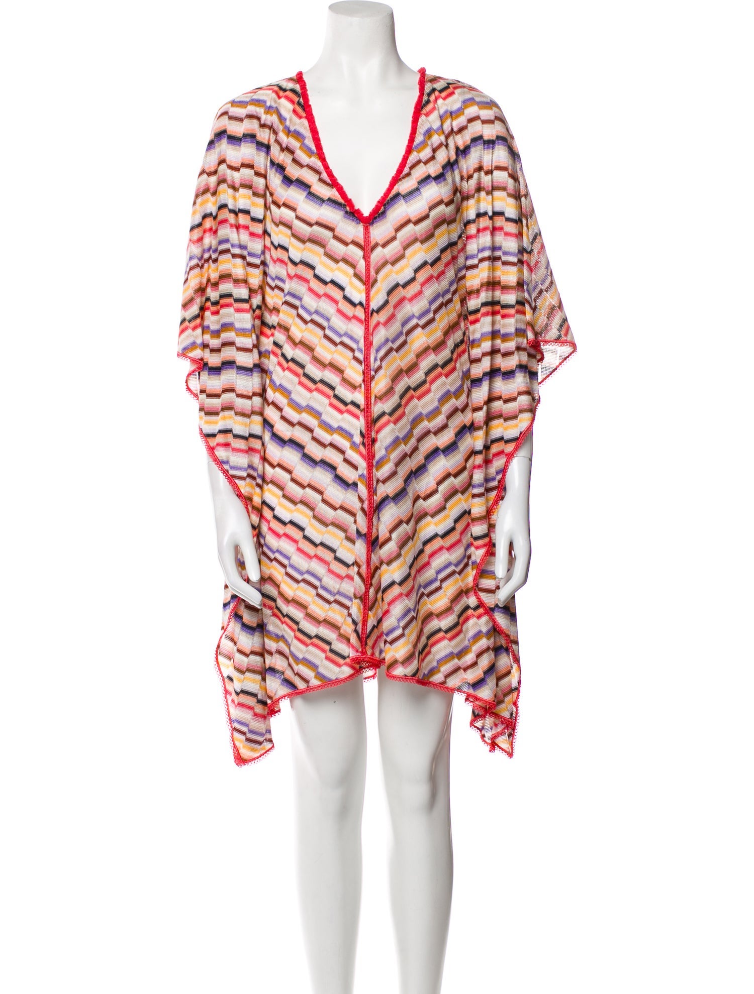 Missoni Mare Printed Crochet Trim Cover-Up