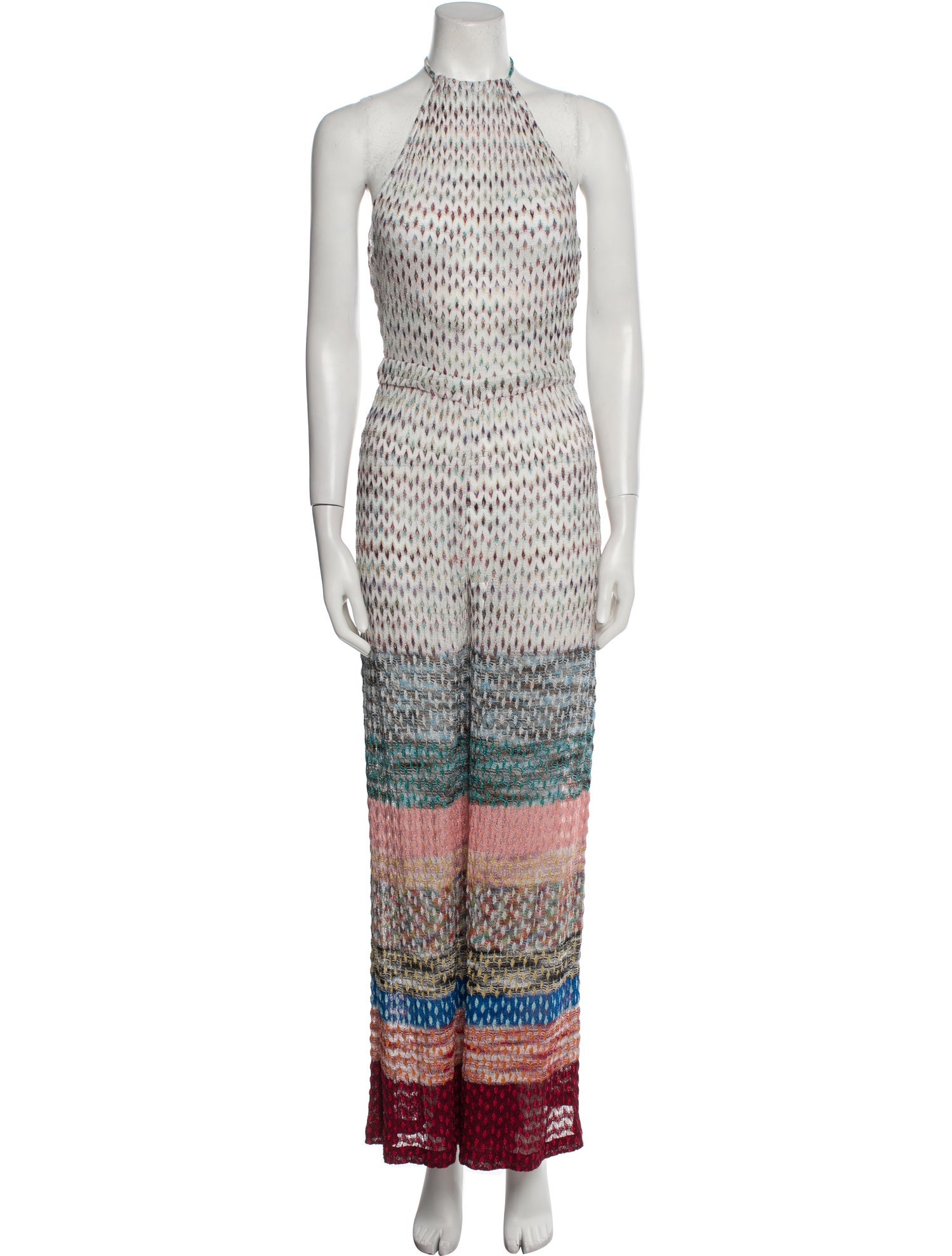 Missoni Mare Printed Halterneck Jumpsuit