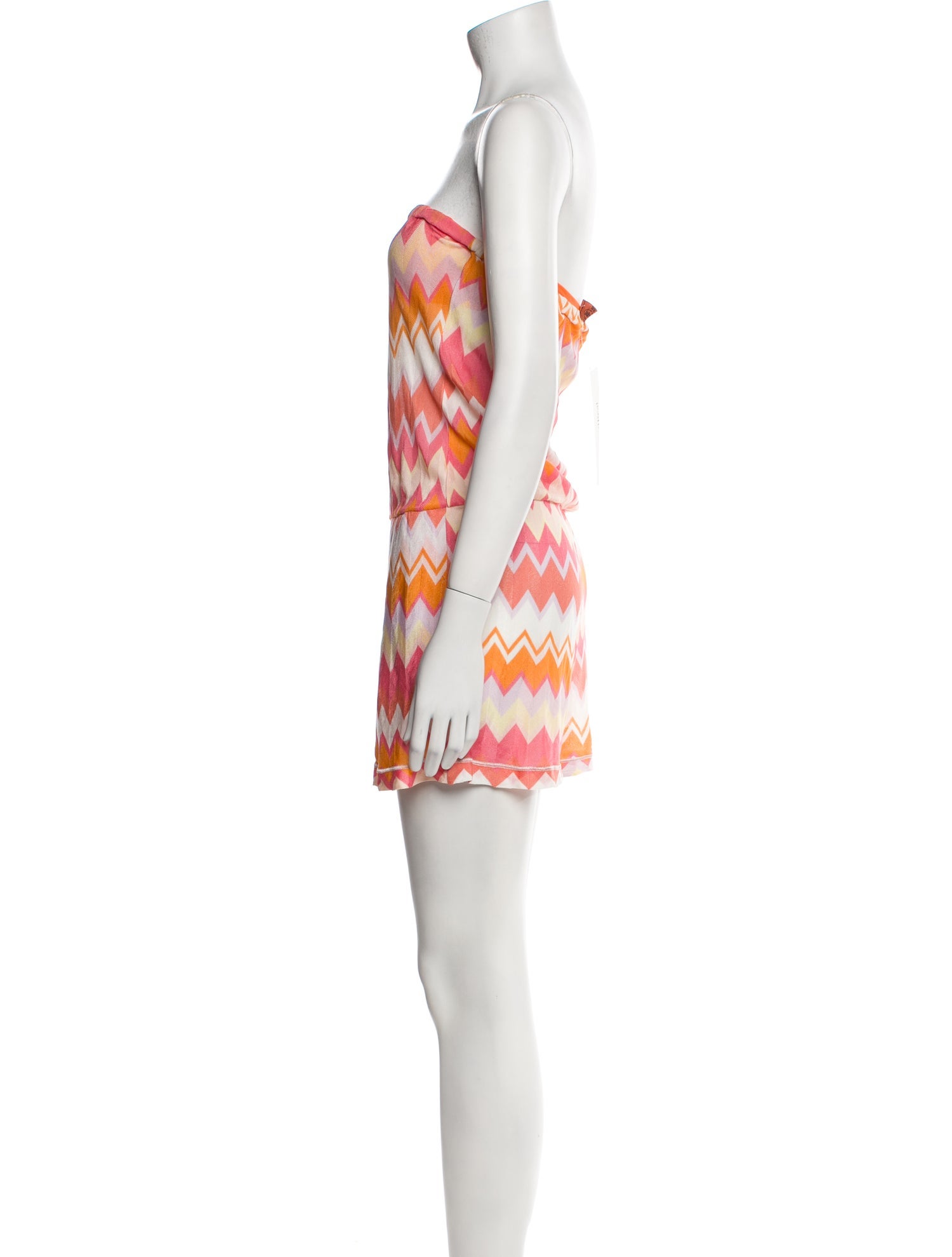 Missoni Mare Printed Strapless Romper