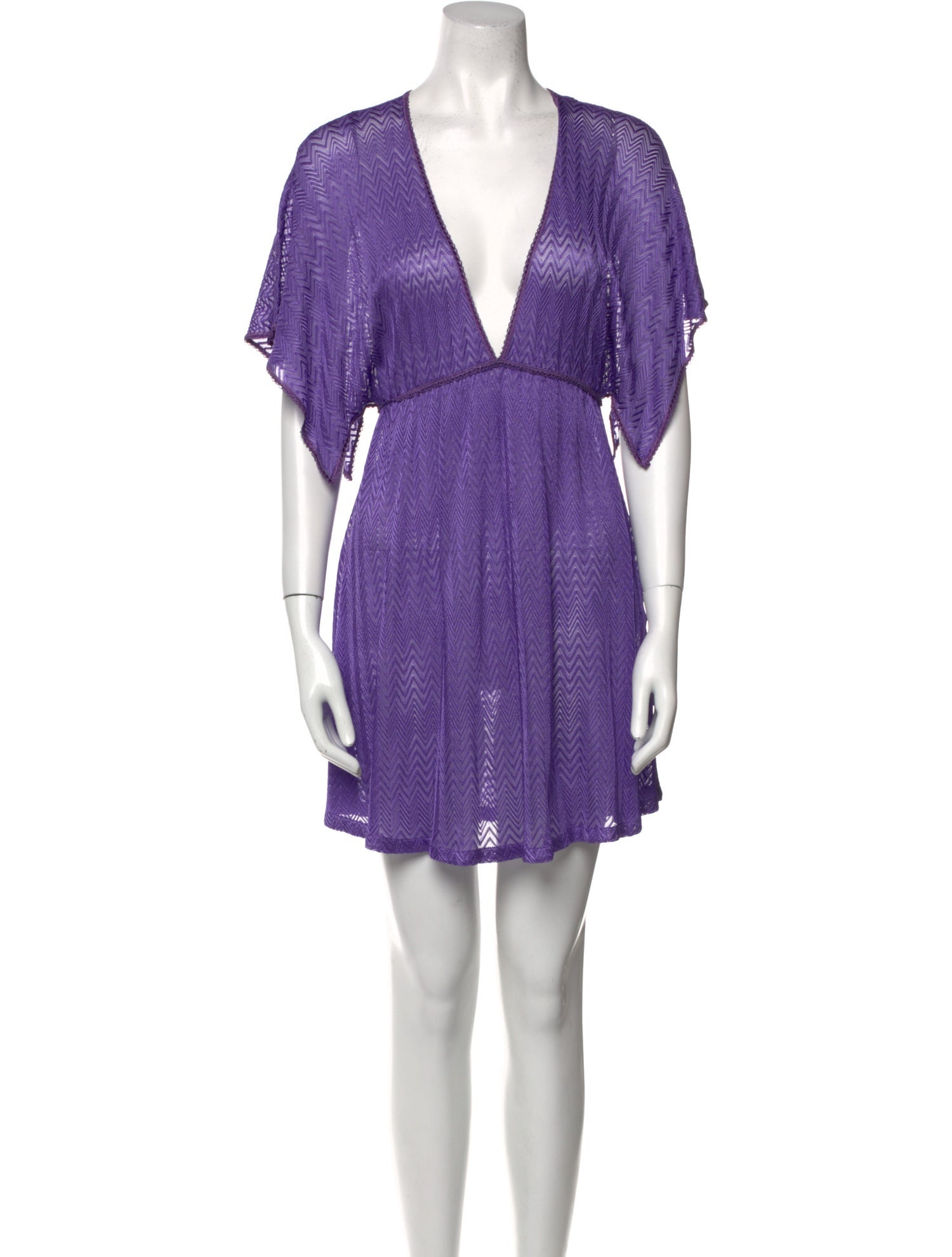 Missoni Mare V-Neck Mini Dress w/ Tags