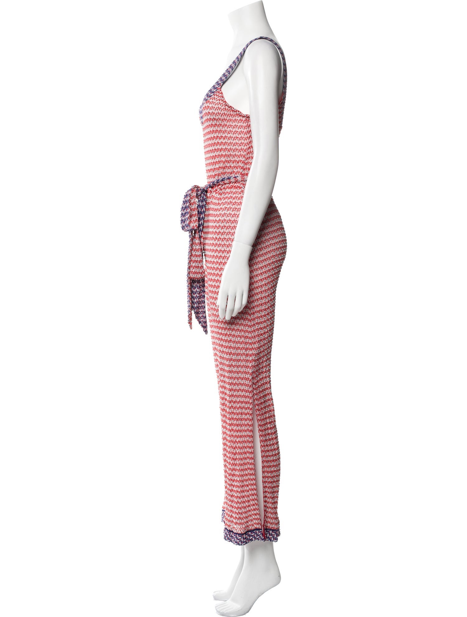 Missoni Mare Striped V-Neck Jumpsuit