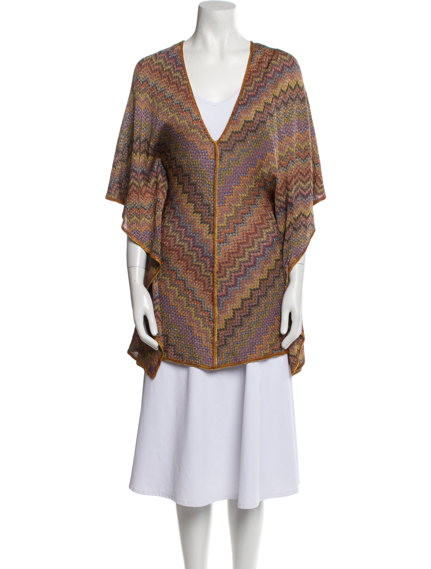 Missoni Mare Striped V-Neck Sweater