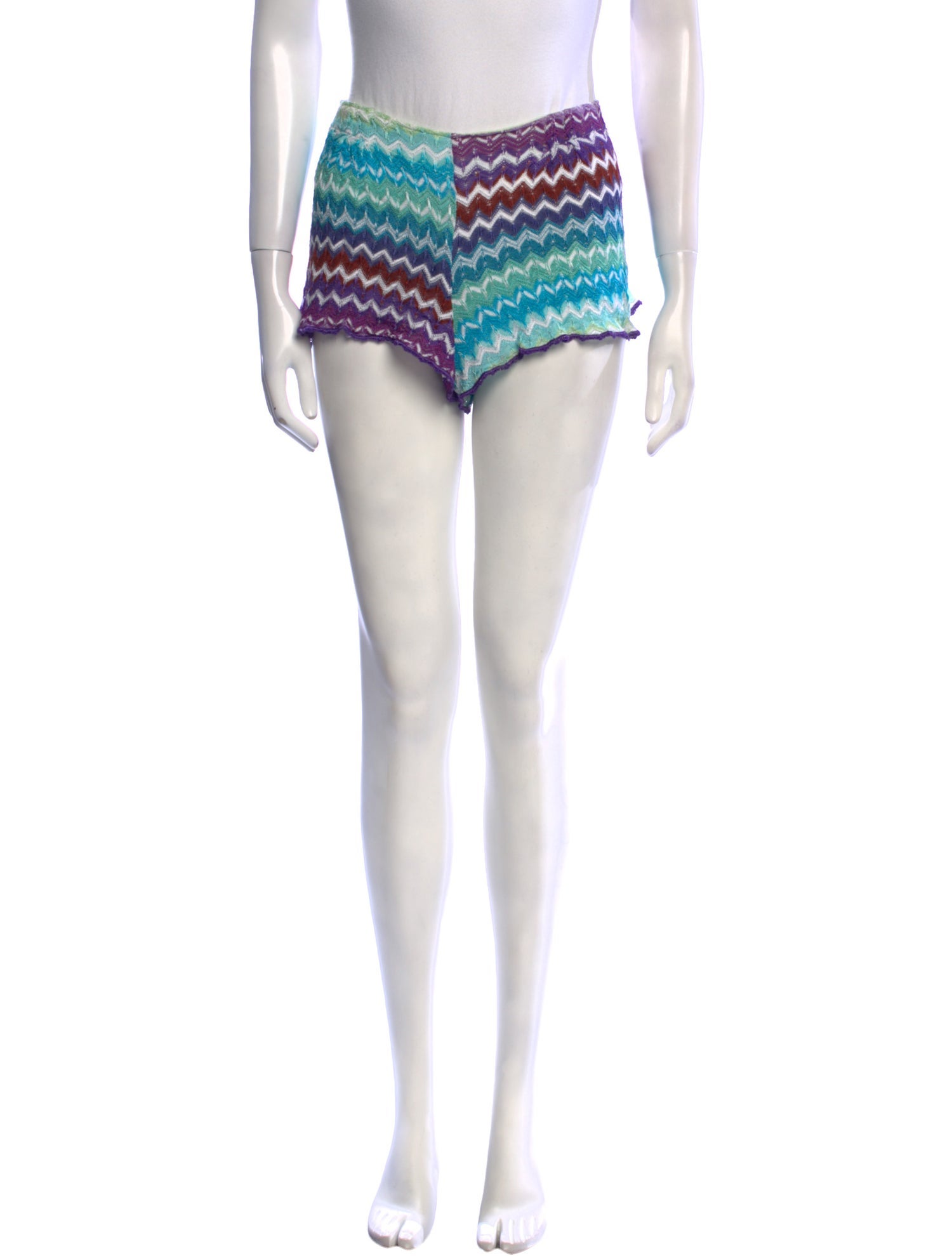Missoni Mare Striped Mini Shorts