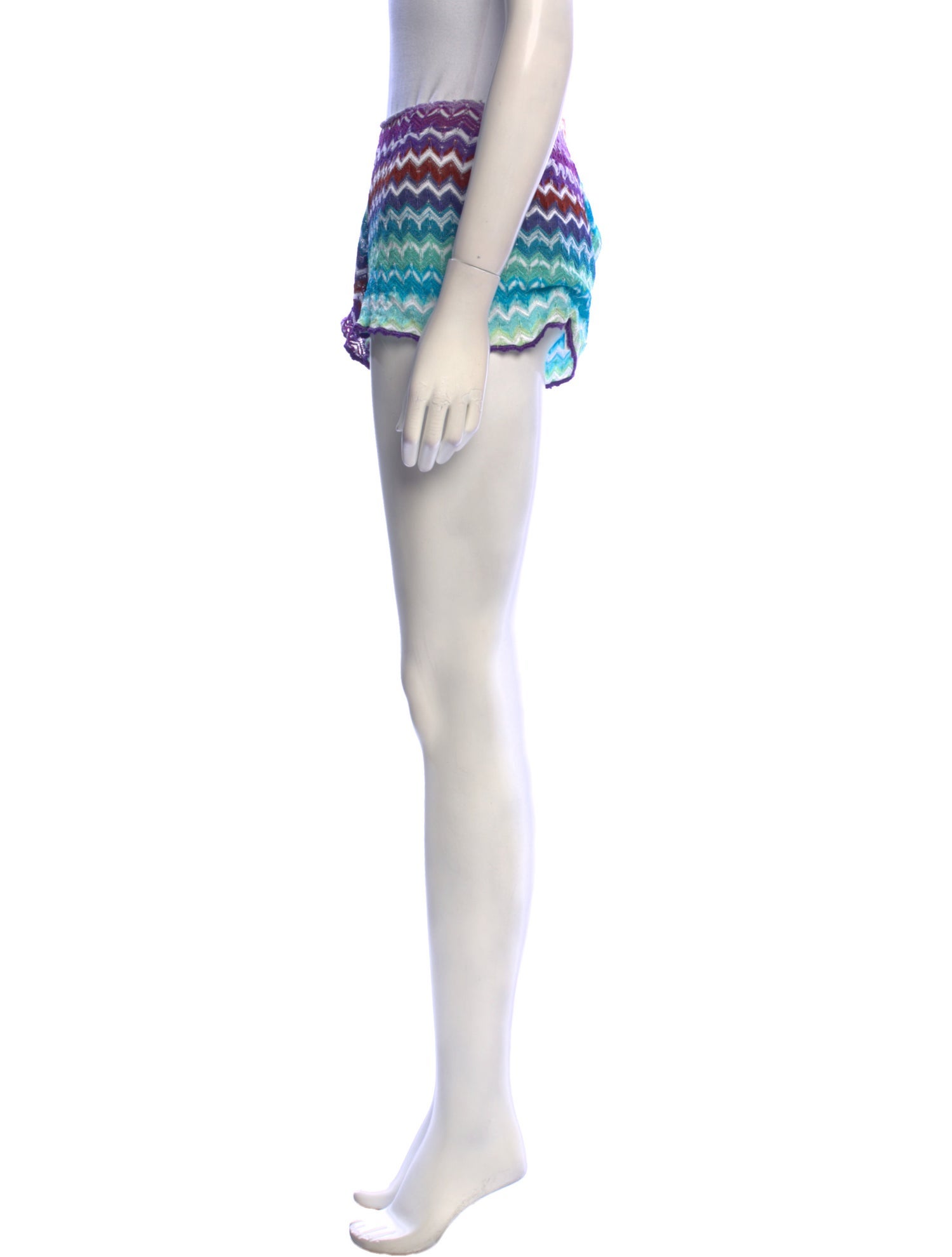 Missoni Mare Striped Mini Shorts
